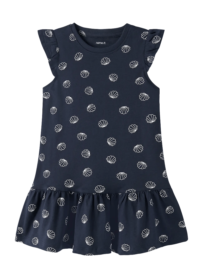 name it - NMFVIDA CAPSL DRESS - laisvalaikio suknelės trumpomis rankovėmis - navy blazer - 0