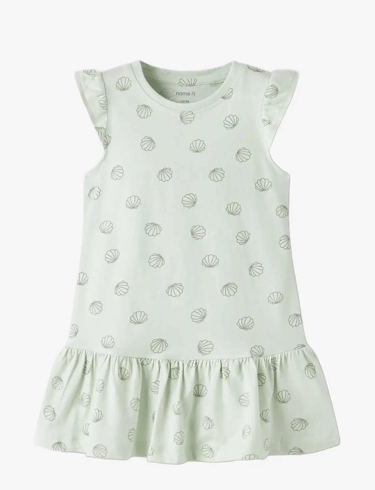 name it - NMFVIDA CAPSL DRESS - kortærmede hverdagskjoler - pale aqua - 2