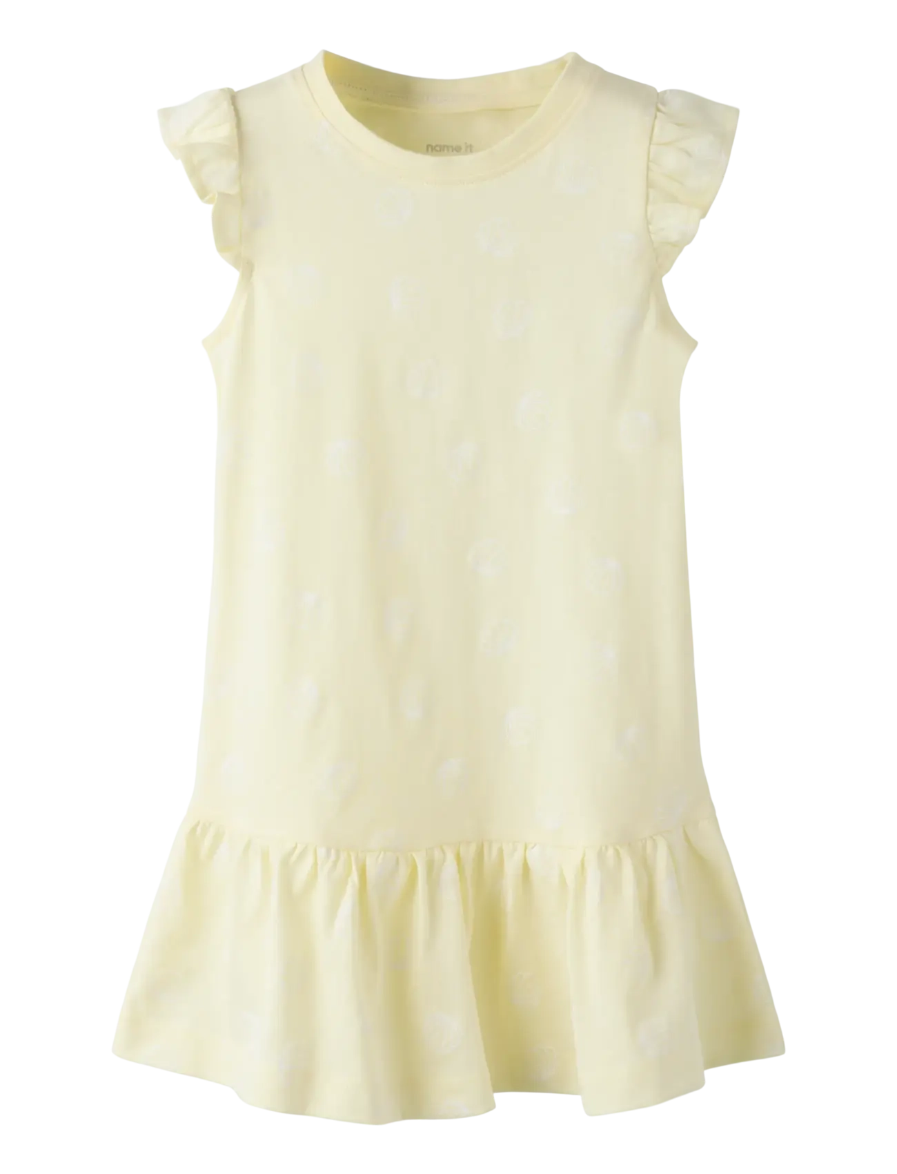 name it NMFVIDA CAPSL DRESS - Gaver til barna - PEAR SORBET / yellow