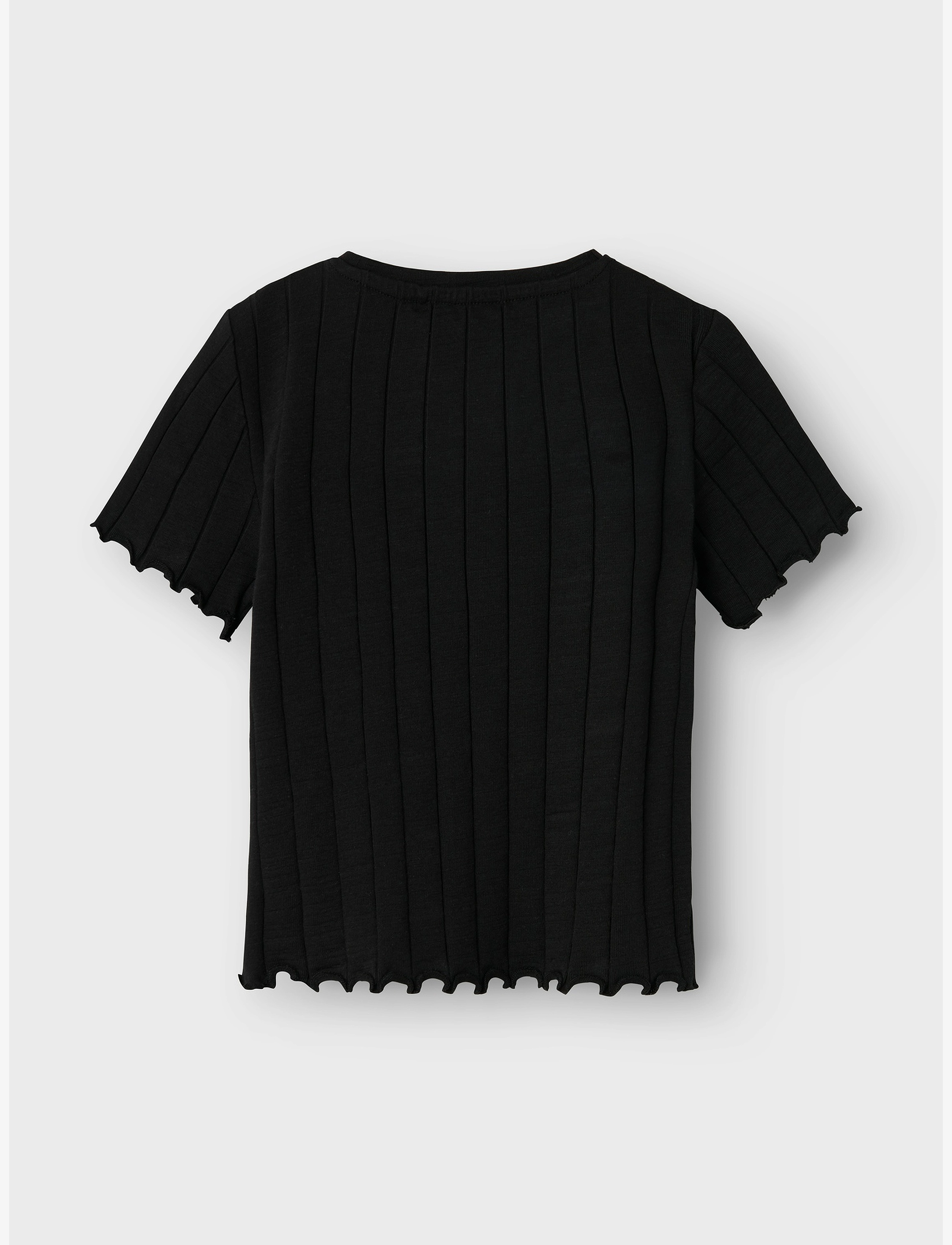 name it - NKFNORALINA SS CROP TOP NOOS - kortærmede t-shirts - black - 2