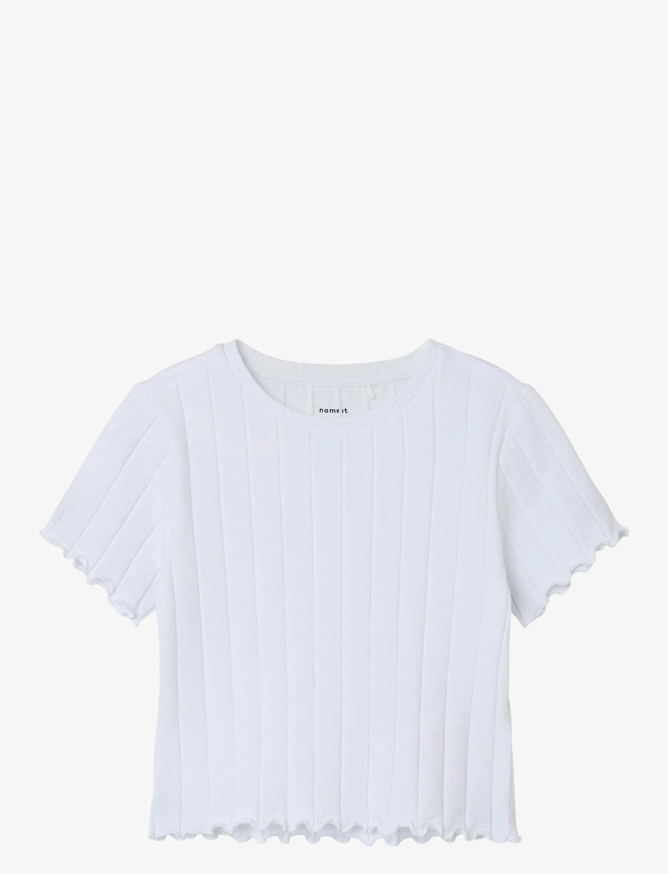 name it NKFNORALINA SS CROP TOP NOOS - Kleidung - BRIGHT WHITE / white