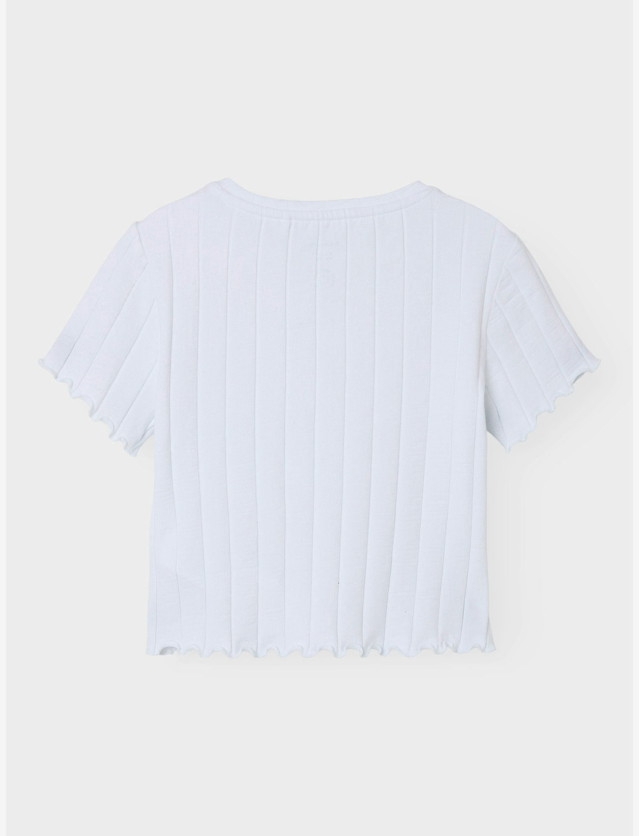 name it - NKFNORALINA SS CROP TOP NOOS - t-shirts à manches courtes - bright white - 2