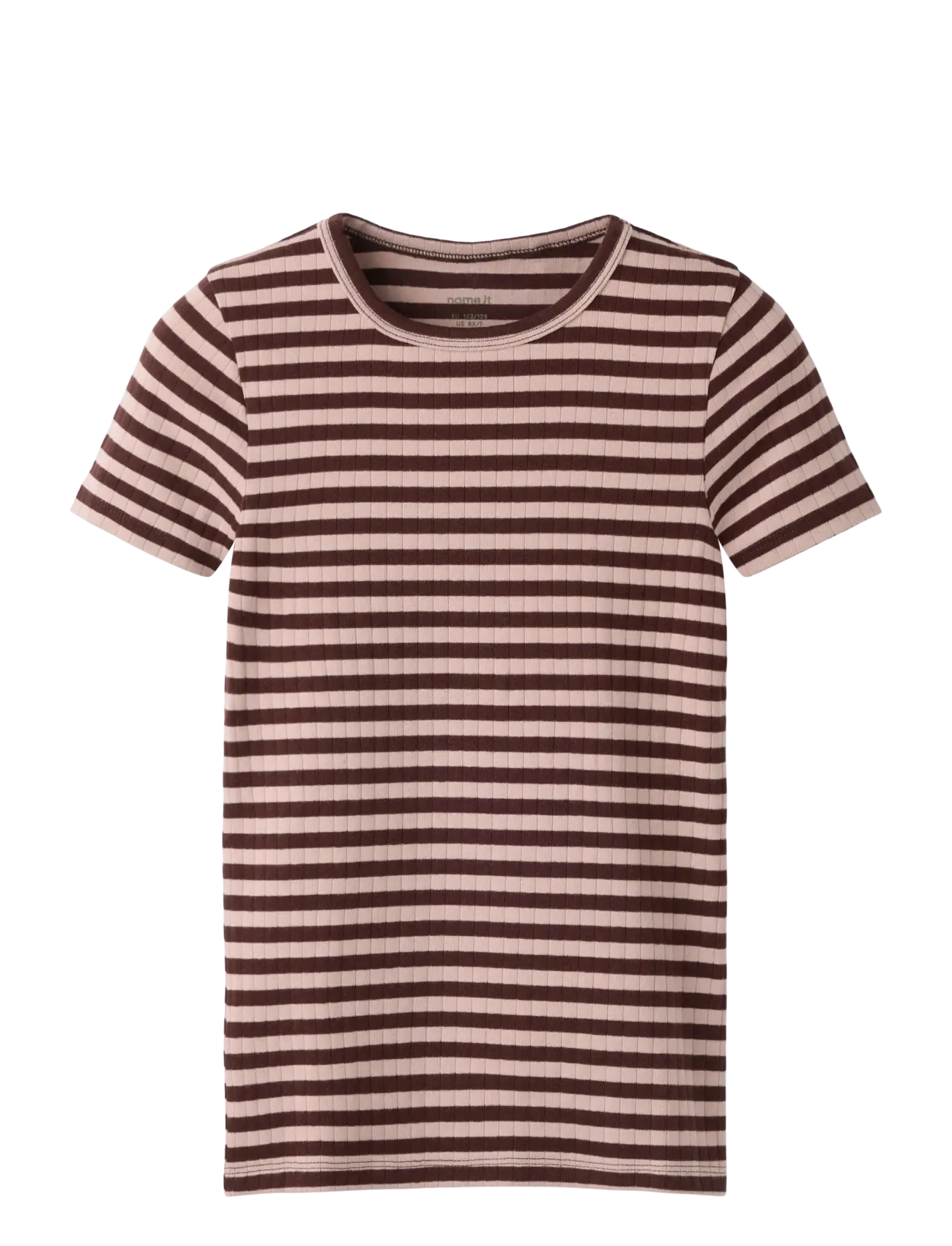 name it NKFSURAJA XSL SS TOP - Kläder - ADOBE ROSE / brown