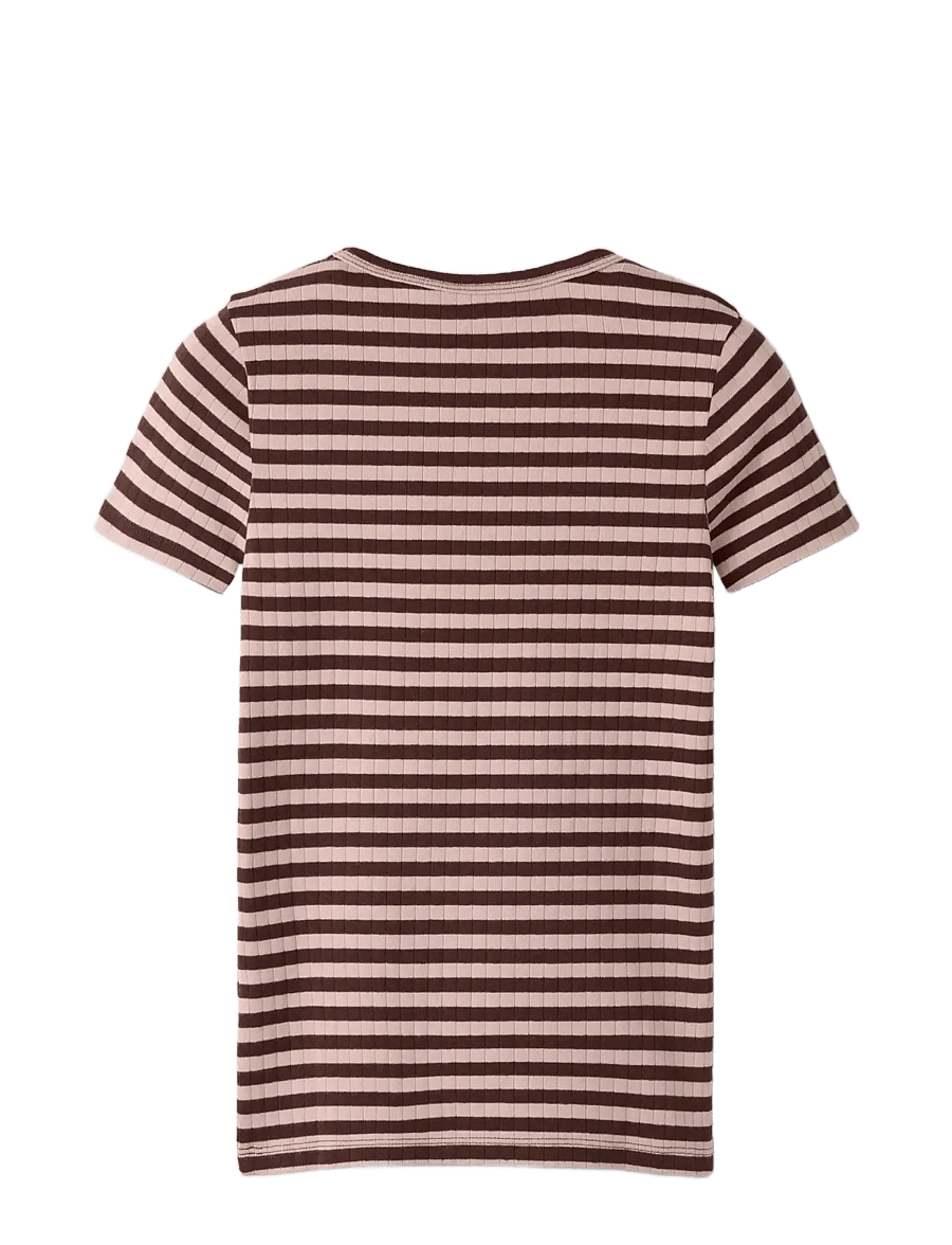 name it - NKFSURAJA XSL SS TOP - kurzärmelige - adobe rose - 1