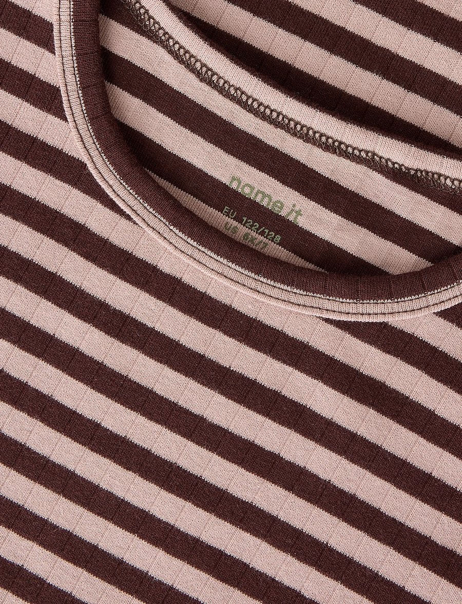 name it - NKFSURAJA XSL SS TOP - kurzärmelige - adobe rose - 2
