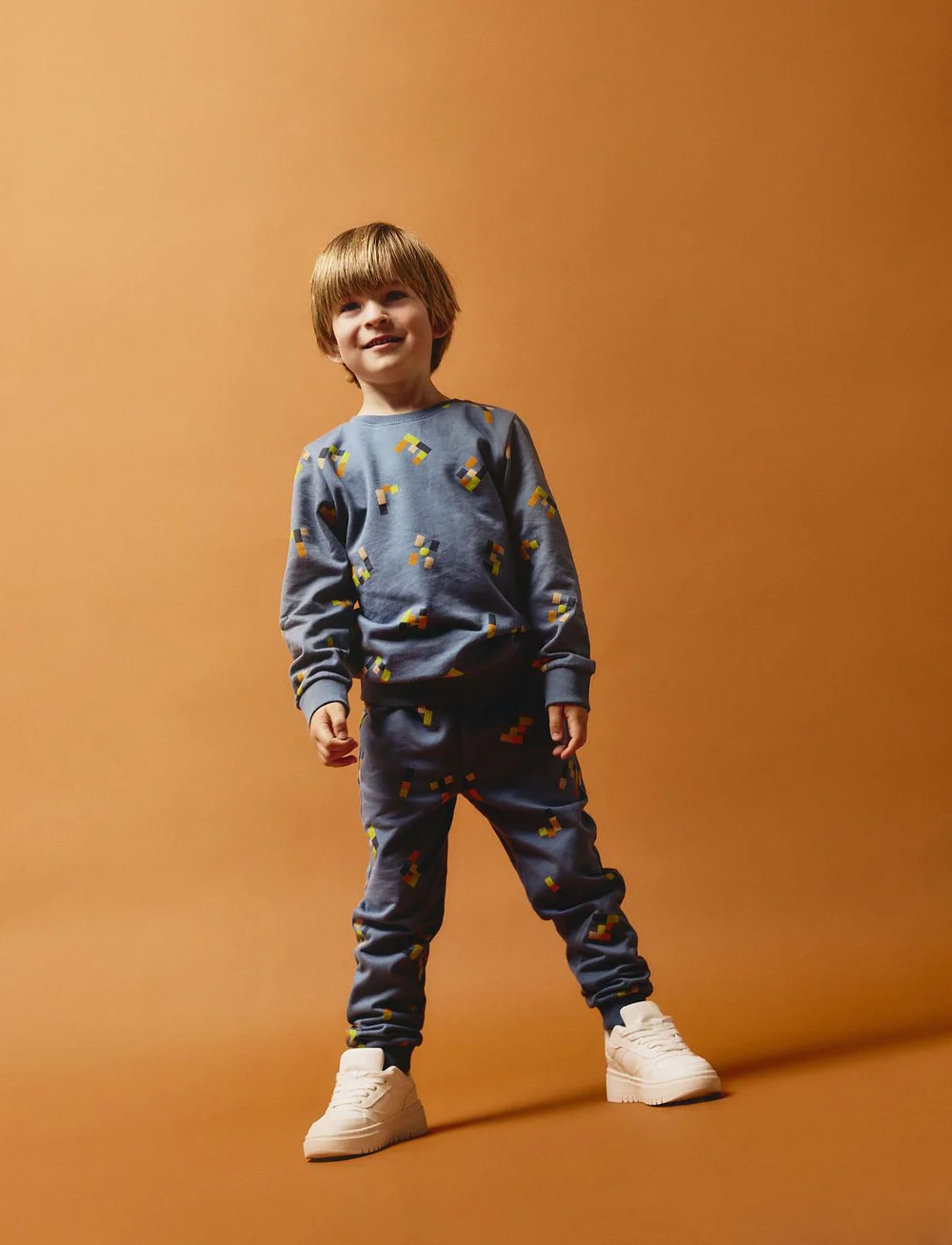 name it - NMMLEORE SWE PANT BRU PB - jogginghosen - bluefin - 0