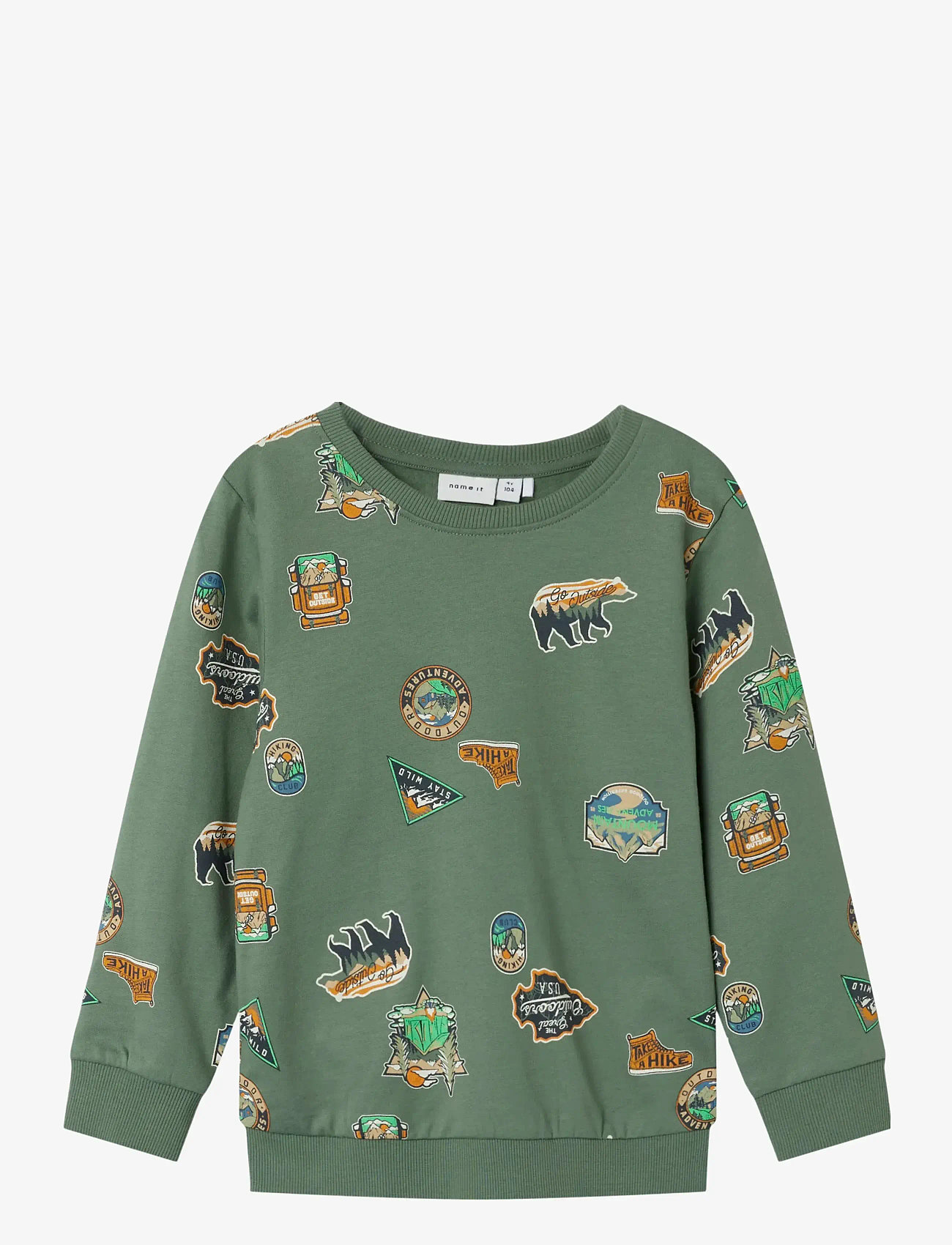 name it - NMMNENNO LS SWE BRU PB - dressipluusid - laurel wreath - 0