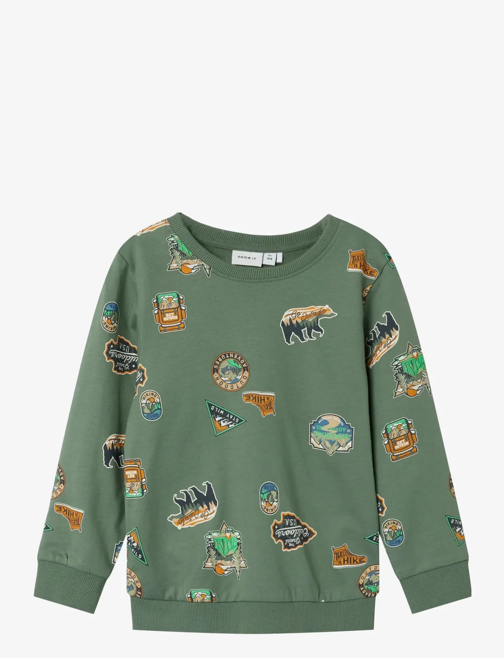 name it - NMMNENNO LS SWE BRU PB - dressipluusid - laurel wreath - 0