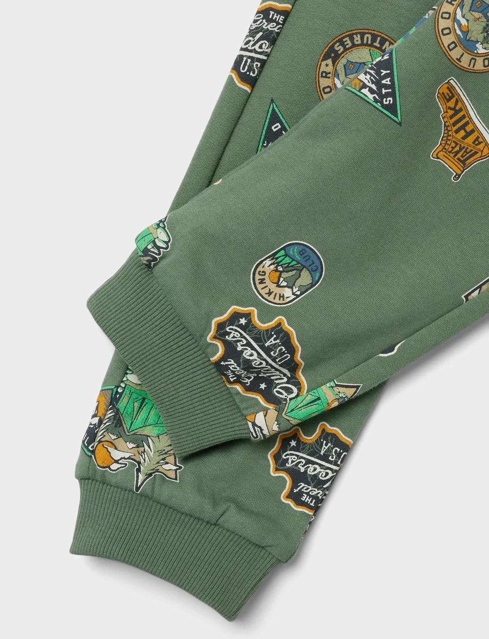 name it - NMMNENNO SWEAT PANT BRU PB - sweatpants - laurel wreath - 4