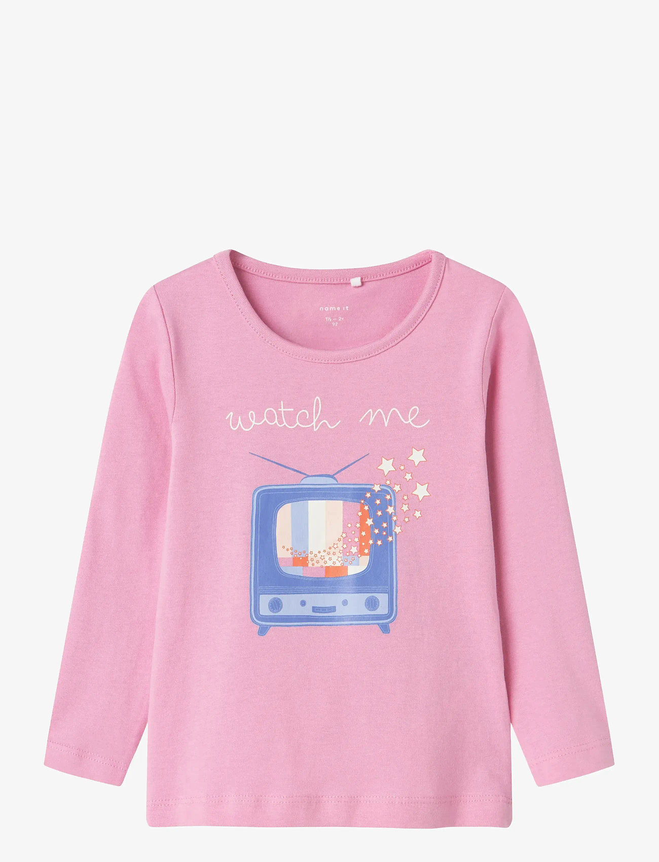 name it - NMFOLISIA LS TOP PB - efterårstøj - fuchsia pink - 0