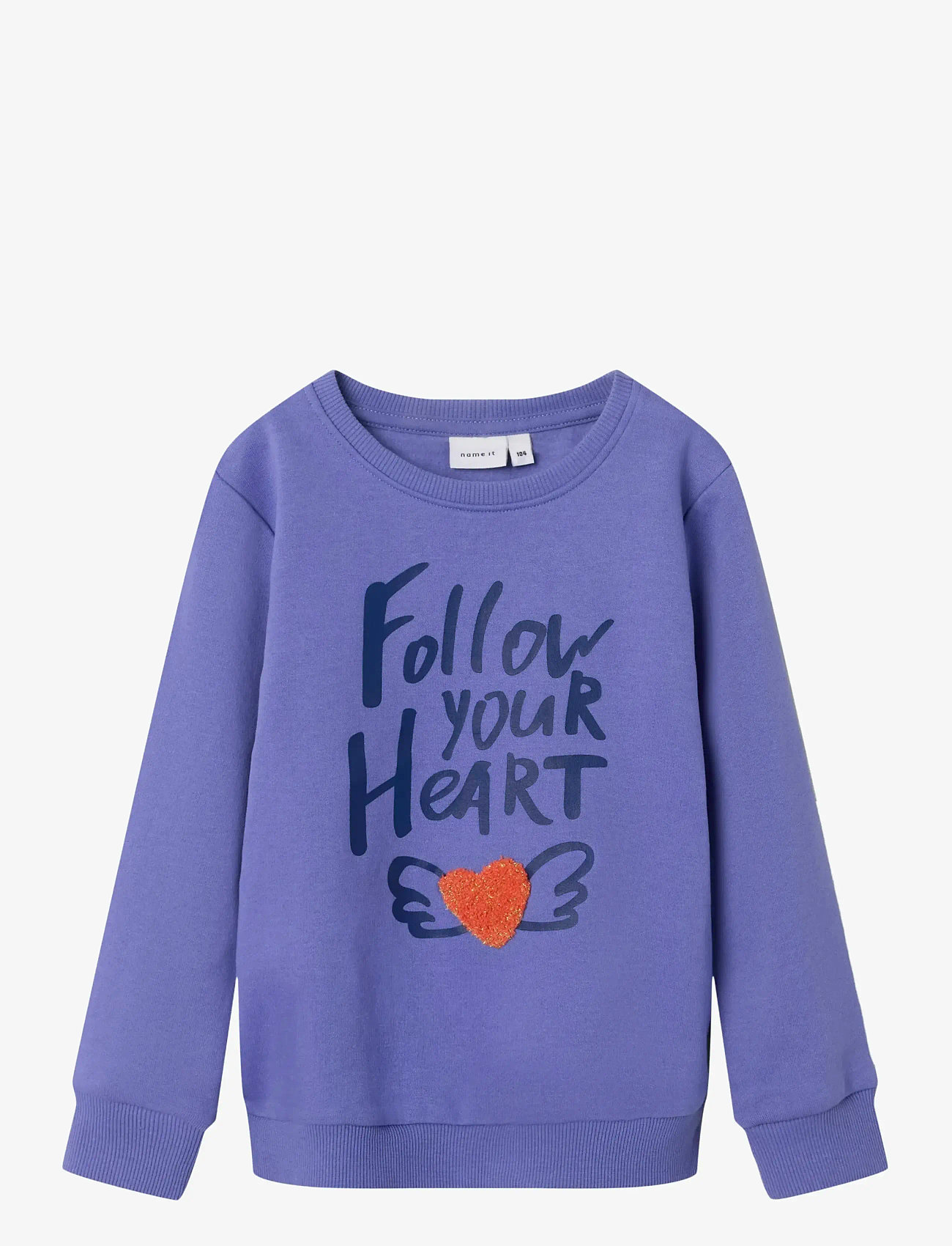 name it - NMFOMIANA LS BRU SWEAT PB - sweatshirts - iris bloom - 0