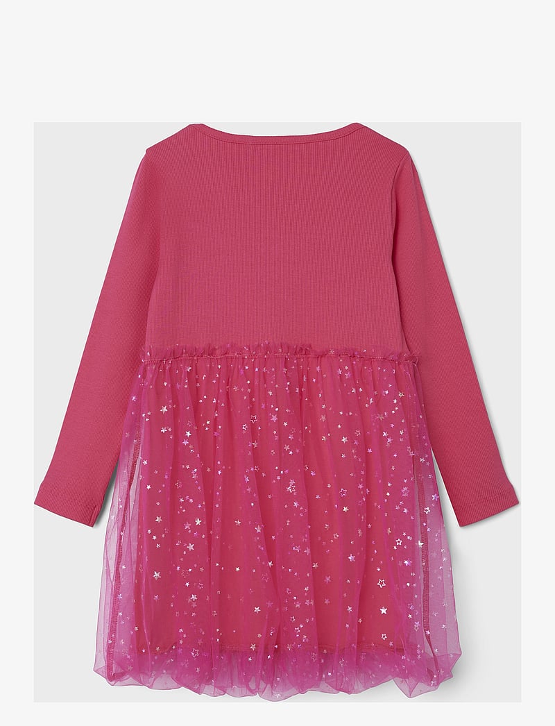 name it - NMFRARANA LS DRESS PB - partydresses - raspberry sorbet - 1