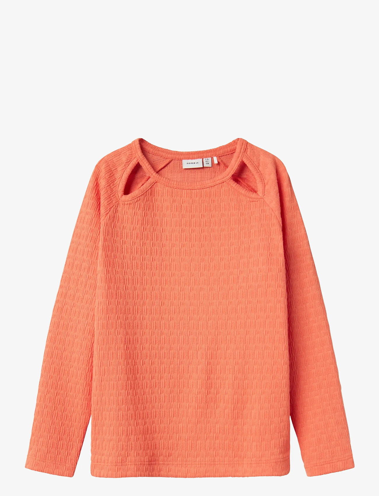 name it - NKFNANETTIE LS TOP PB - langærmede t-shirts - coral quartz - 0