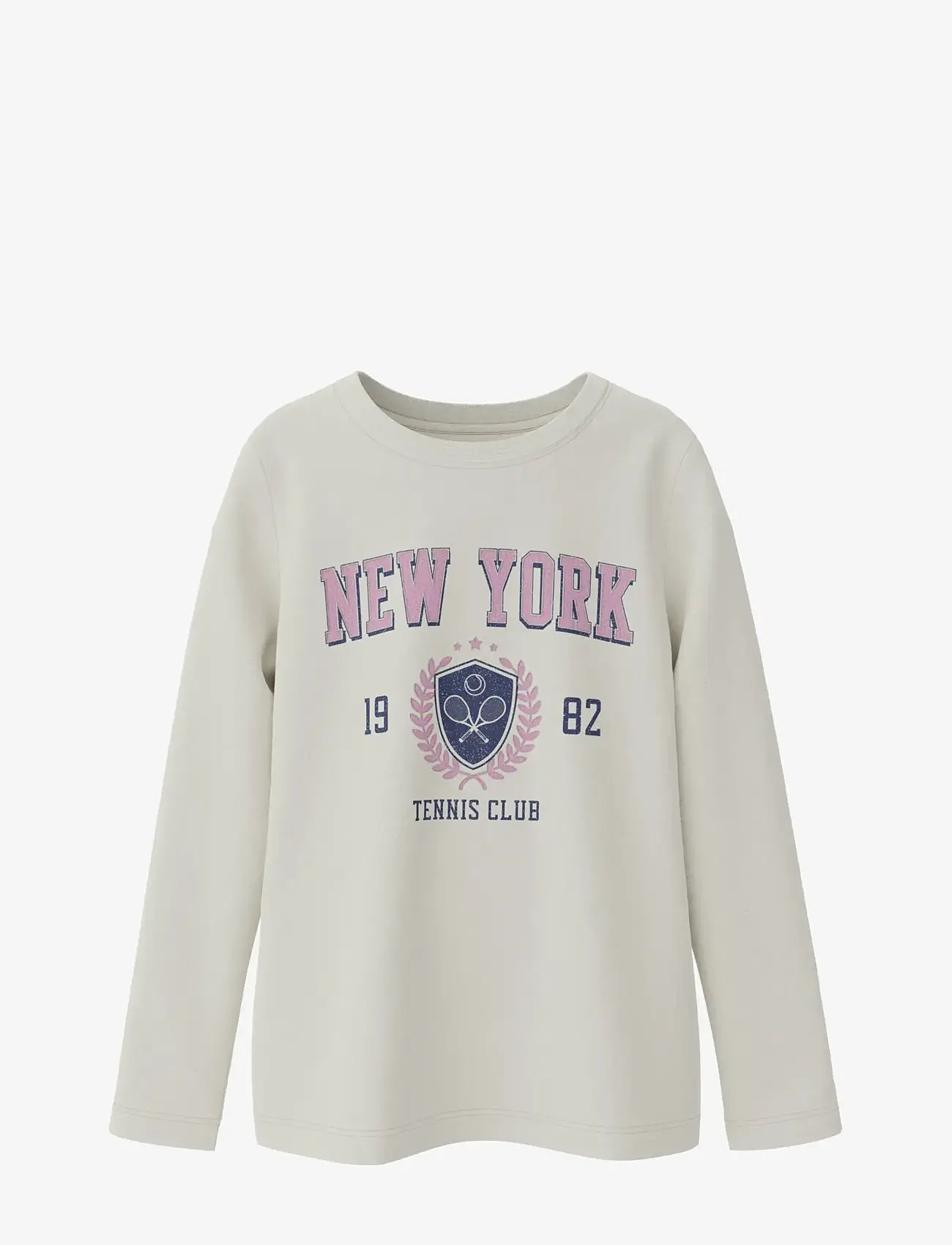 name it - NKFOLISIA LS TOP PB - rudens drabužiai - jet stream - 0