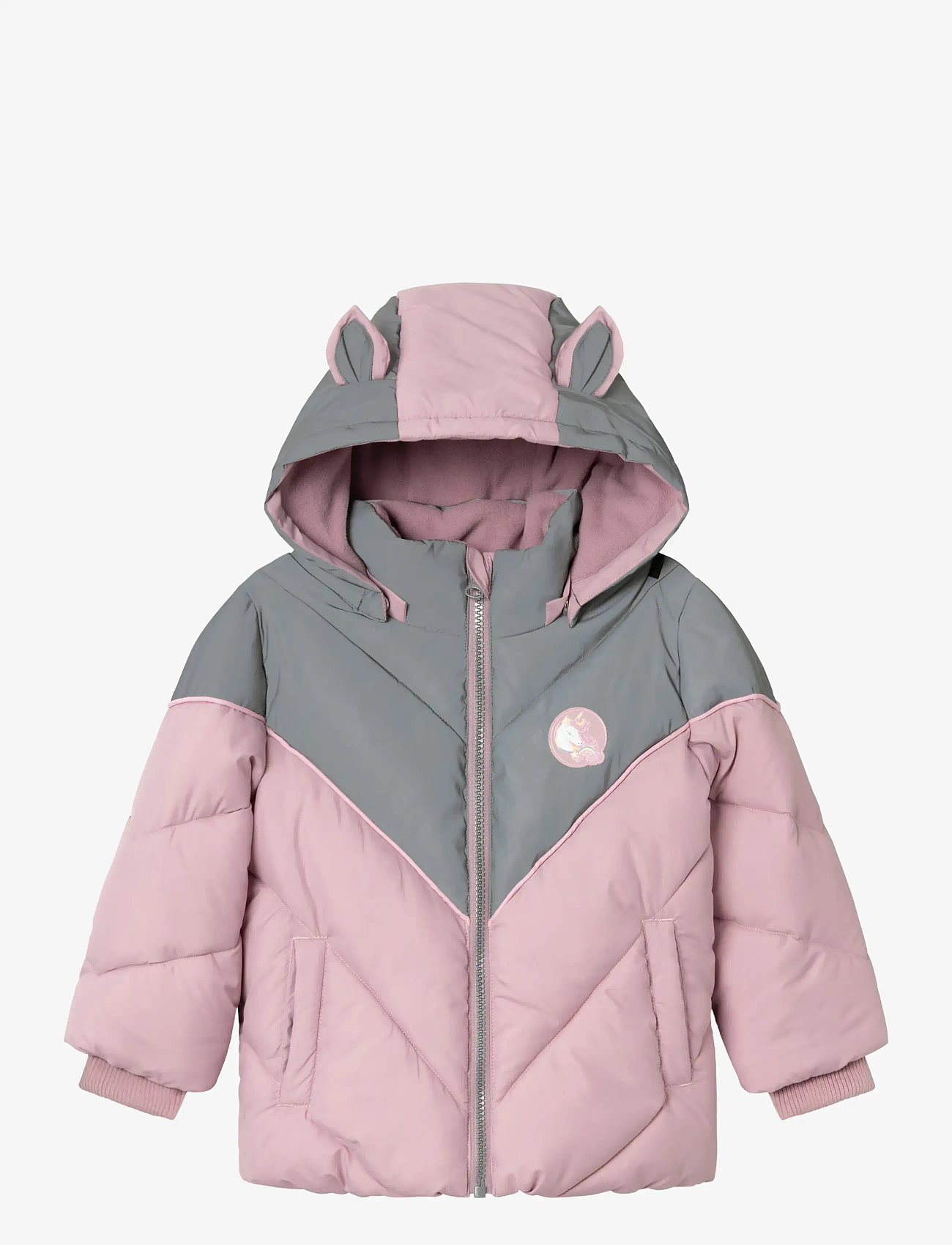 name it - NMFMAREN PUFFER JACKET REF DETAIL - overtøj - mauve shadows - 0