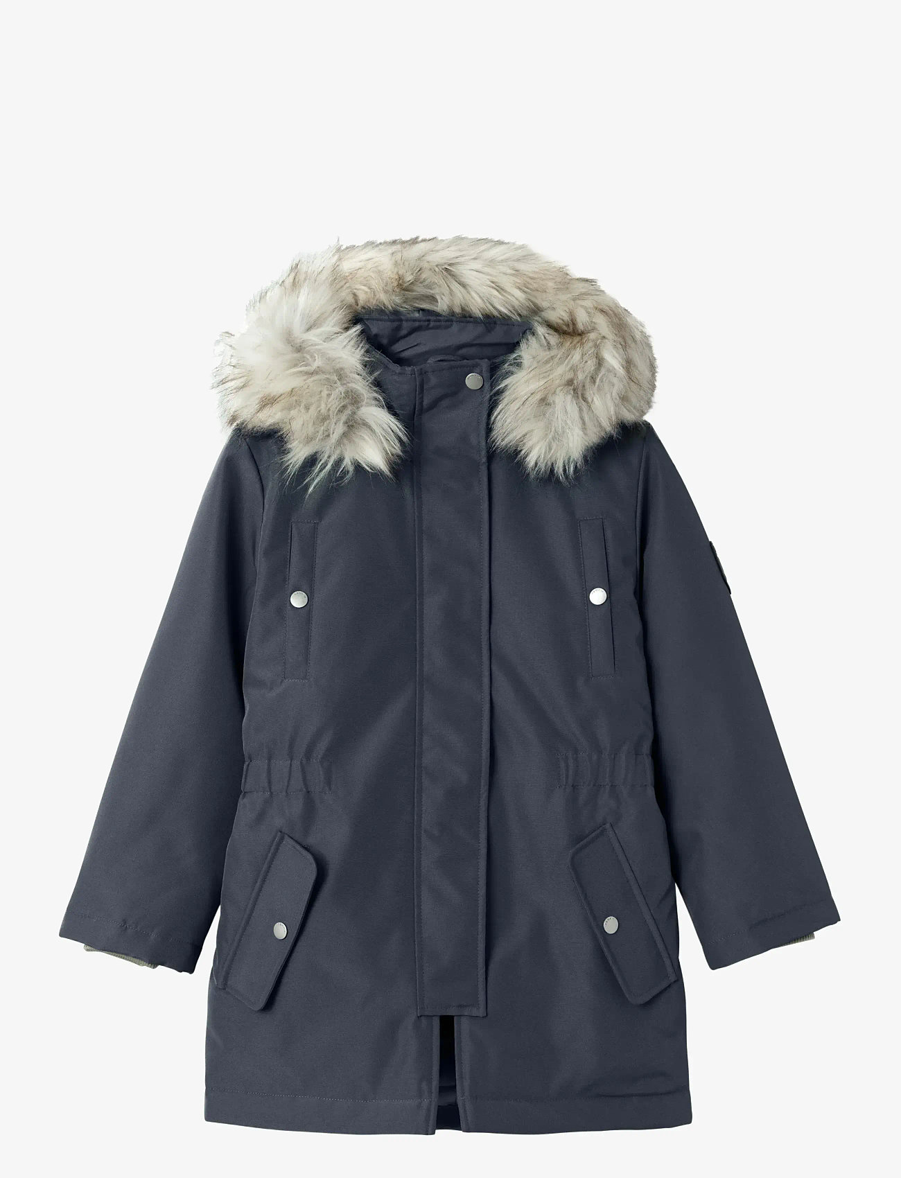 name it - NKFMILLA PARKA JACKET LONG FO NOOS - parkas - dark sapphire - 0