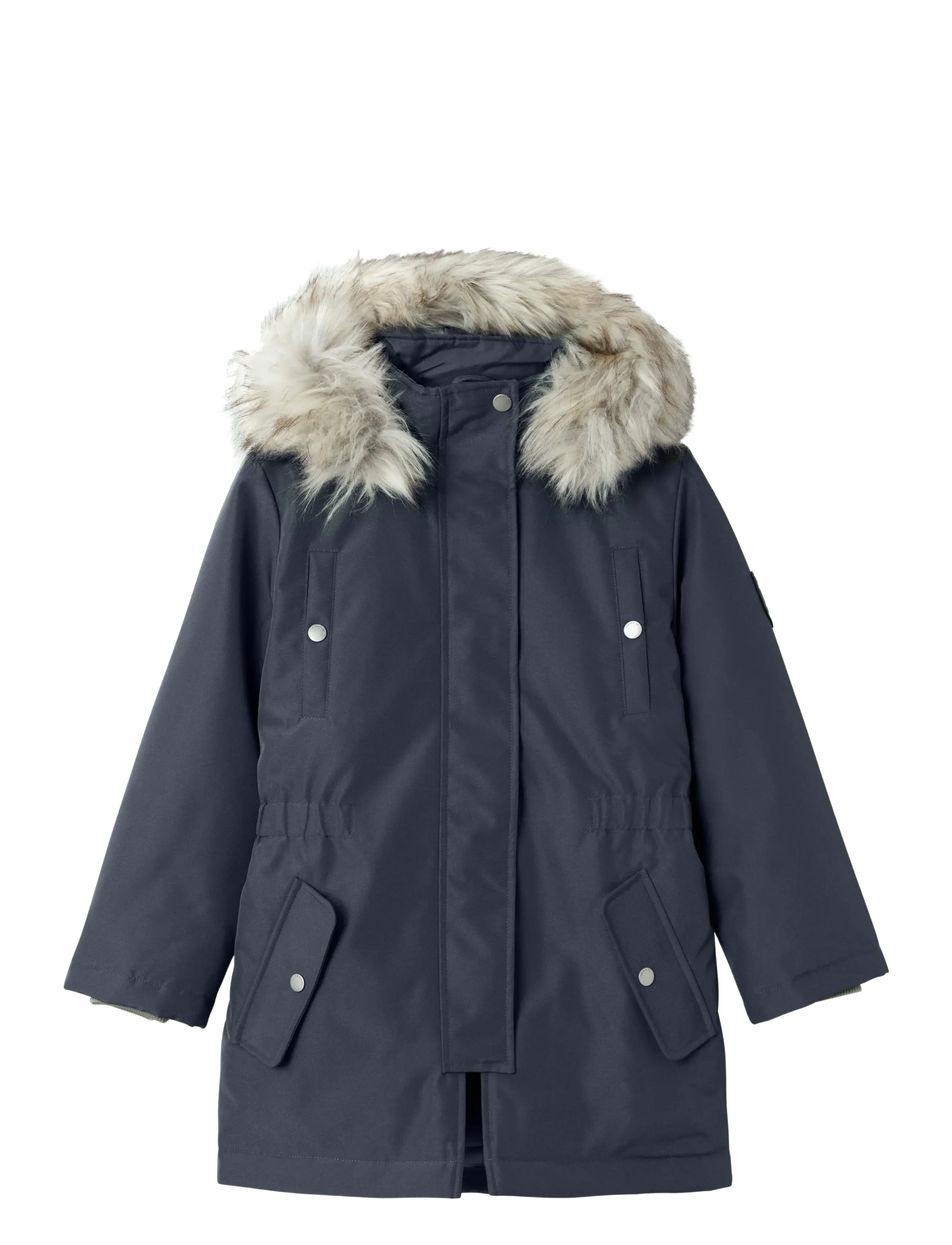 name it NKFMILLA PARKA JACKET LONG FO NOOS - Parkas - DARK SAPPHIRE / navy