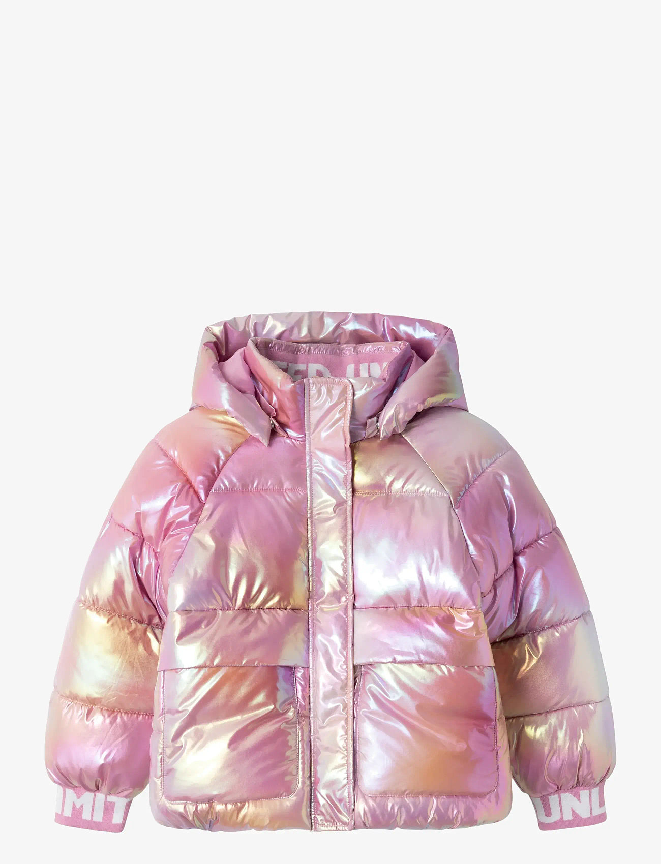 name it - NKFMALAN PUFFER JACKET FOIL - Üleriided - moonlite mauve - 0
