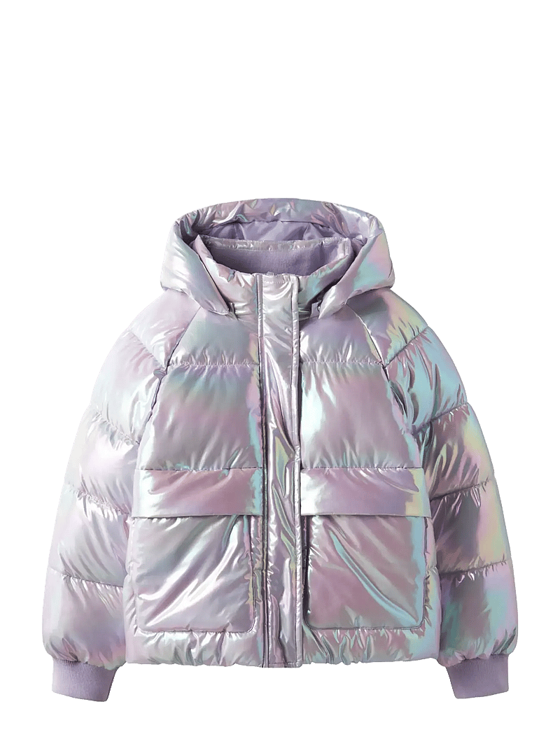 name it - NKFMALAN PUFFER JACKET FOIL - talvejope - pastel lilac - 0