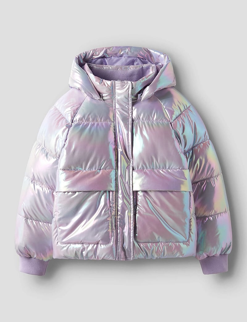 name it - NKFMALAN PUFFER JACKET FOIL - vinterjakker - pastel lilac - 0