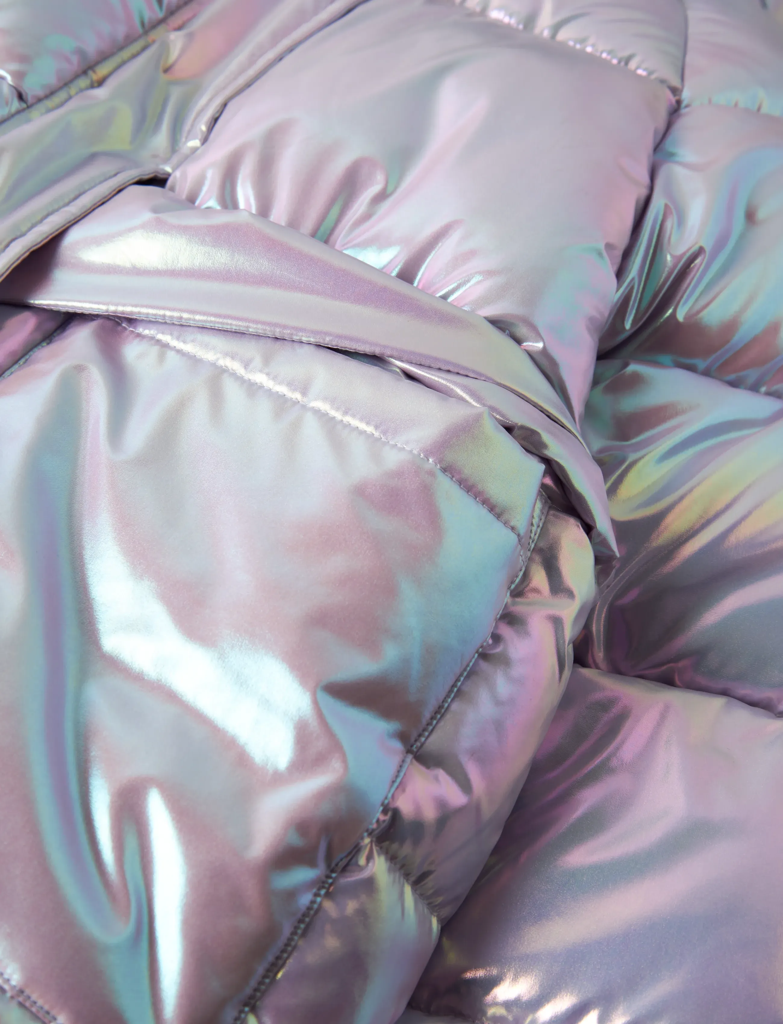 name it - NKFMALAN PUFFER JACKET FOIL - vinterjackor - pastel lilac - 4