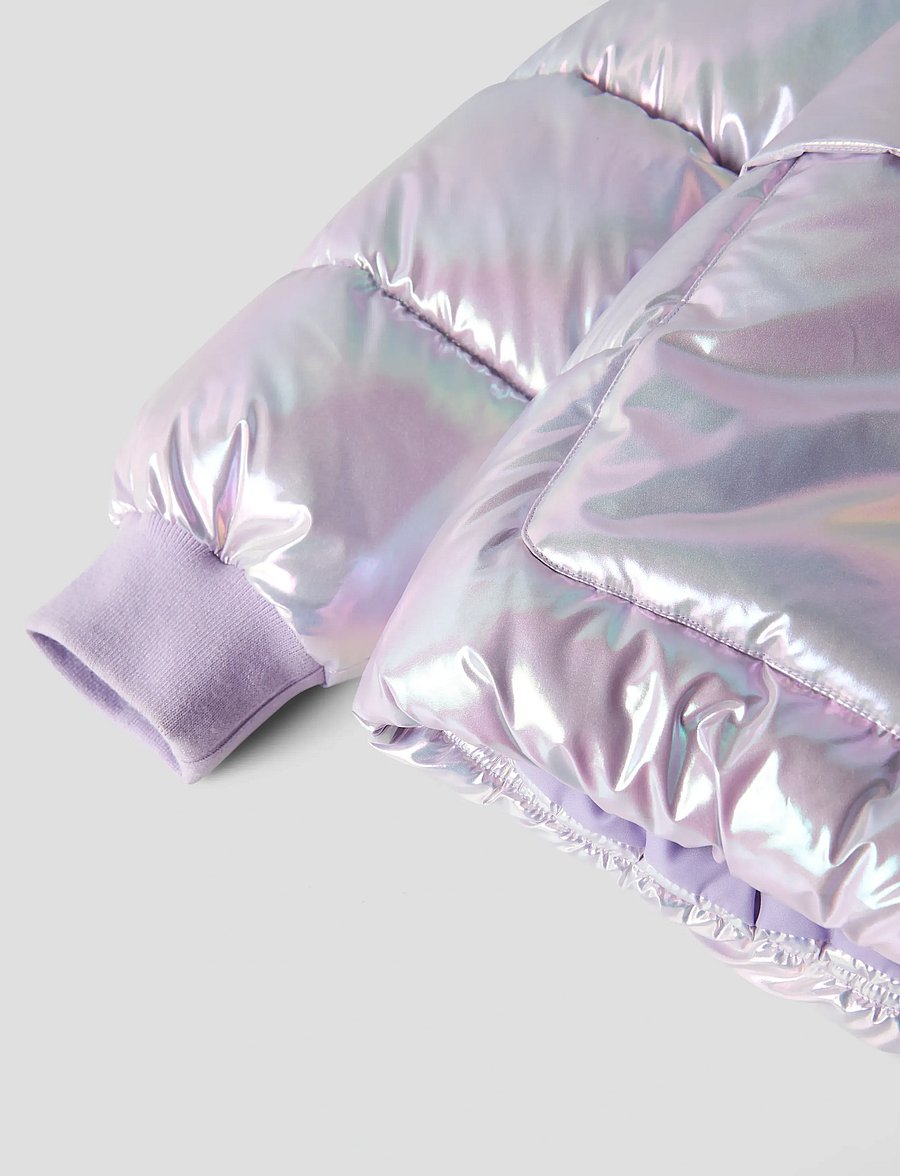 name it - NKFMALAN PUFFER JACKET FOIL - vinterjackor - pastel lilac - 5