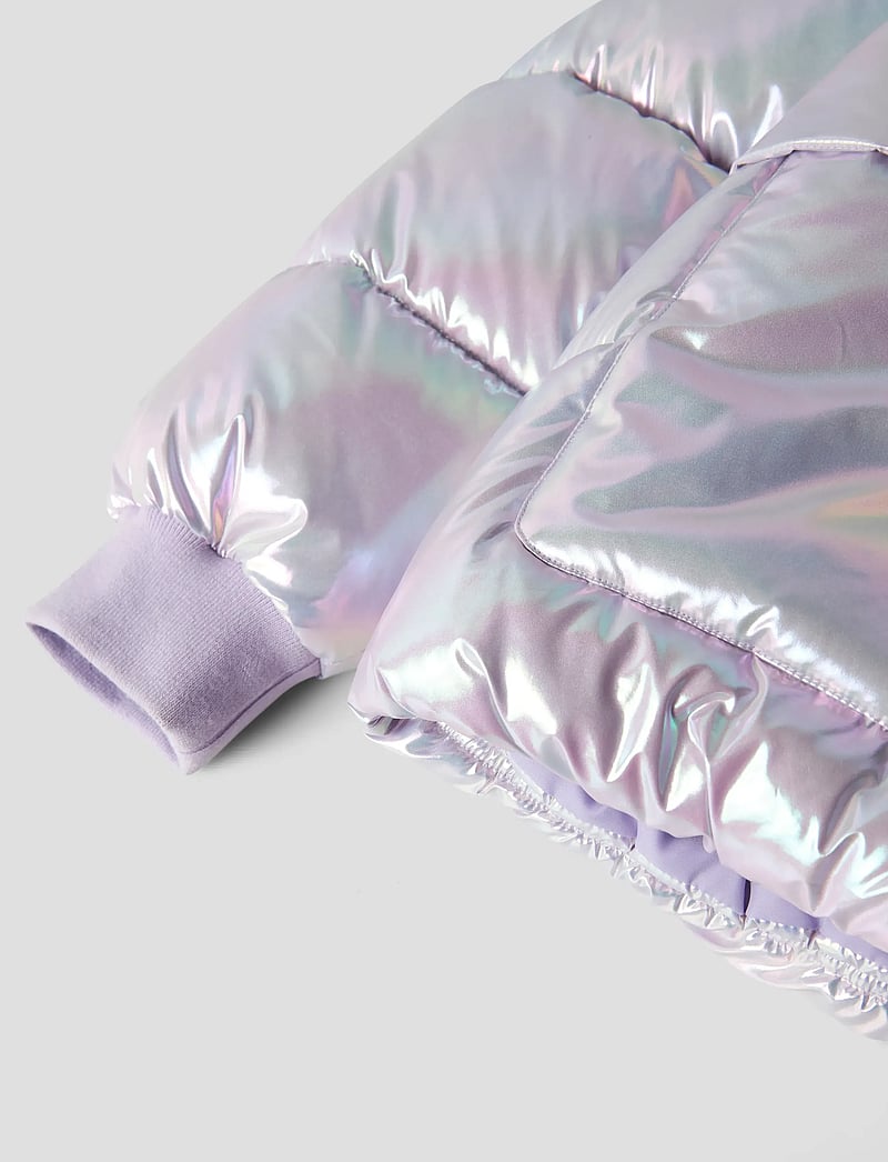 name it - NKFMALAN PUFFER JACKET FOIL - talvejope - pastel lilac - 4