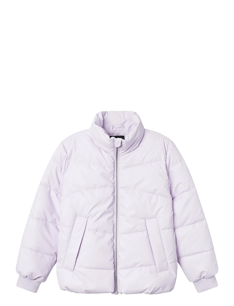 name it - NKFMELANIE PUFFER JACKET PU - vinterjakker - lavender fog - 0