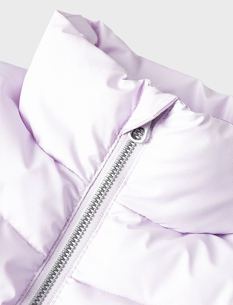 name it - NKFMELANIE PUFFER JACKET PU - vinterjakker - lavender fog - 2