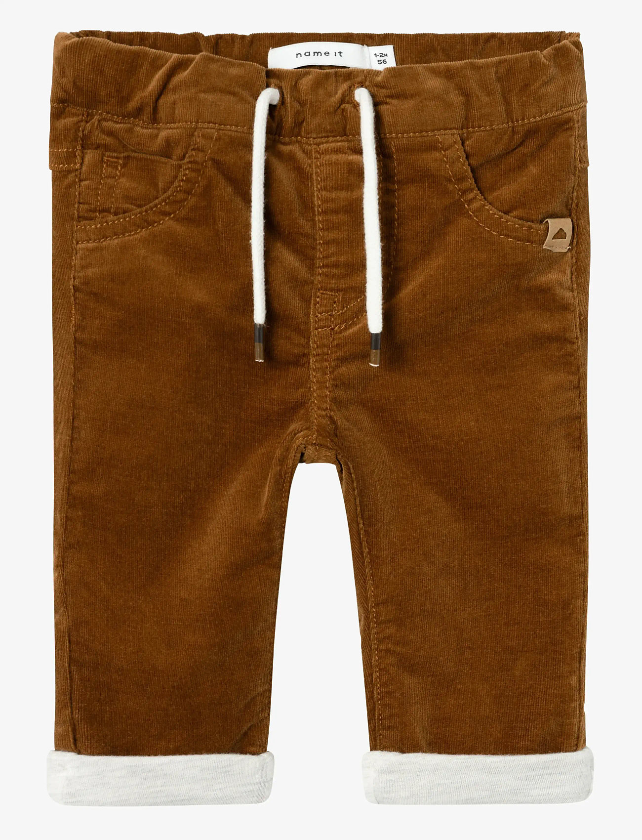name it - NBMBEN REGULAR CORD PANT WL 4632-YT N - babybukser - rubber - 0