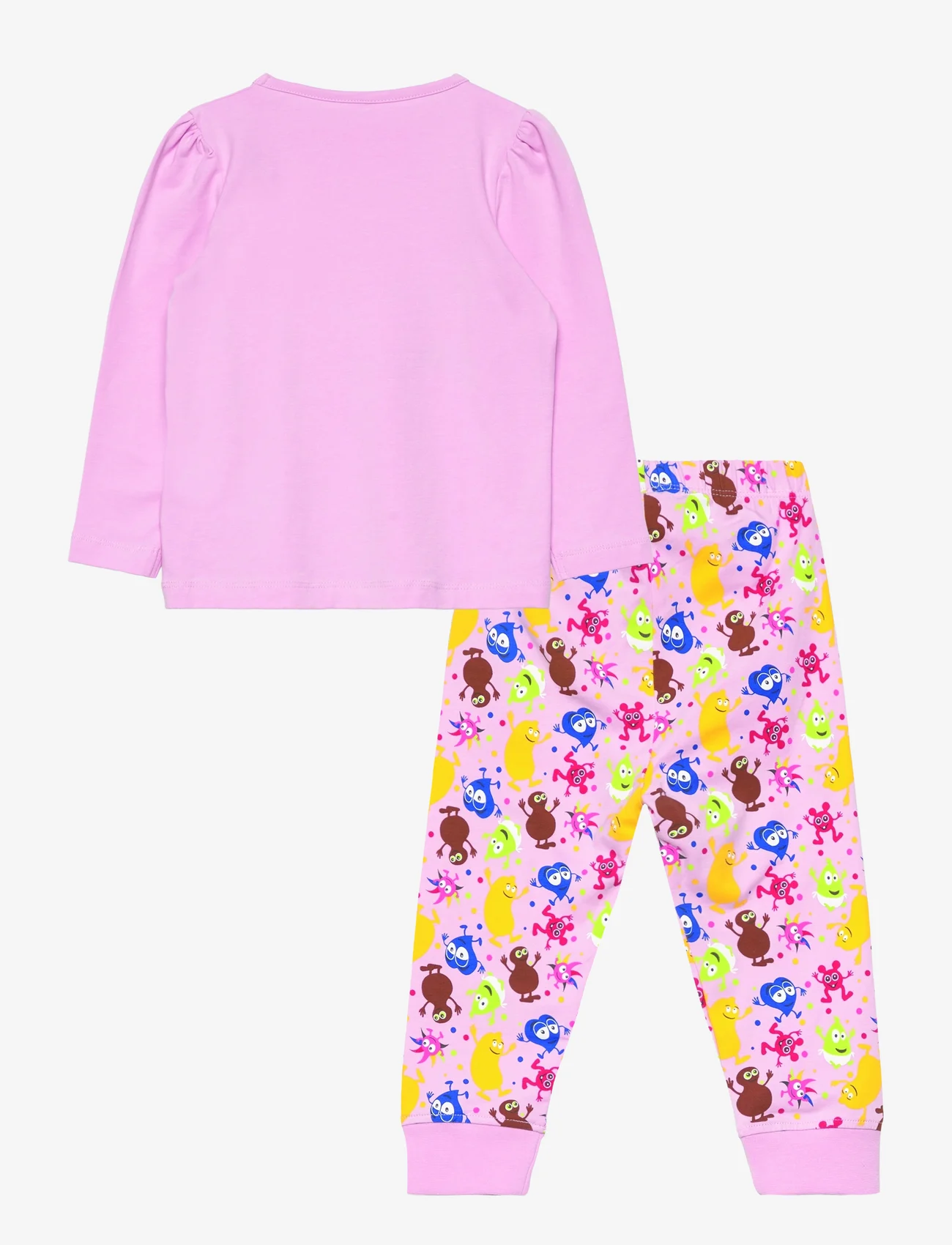 name it - NMNNASH BABBLARNA LS NIGHTSET BFU - pyjamasset - parfait pink - 1