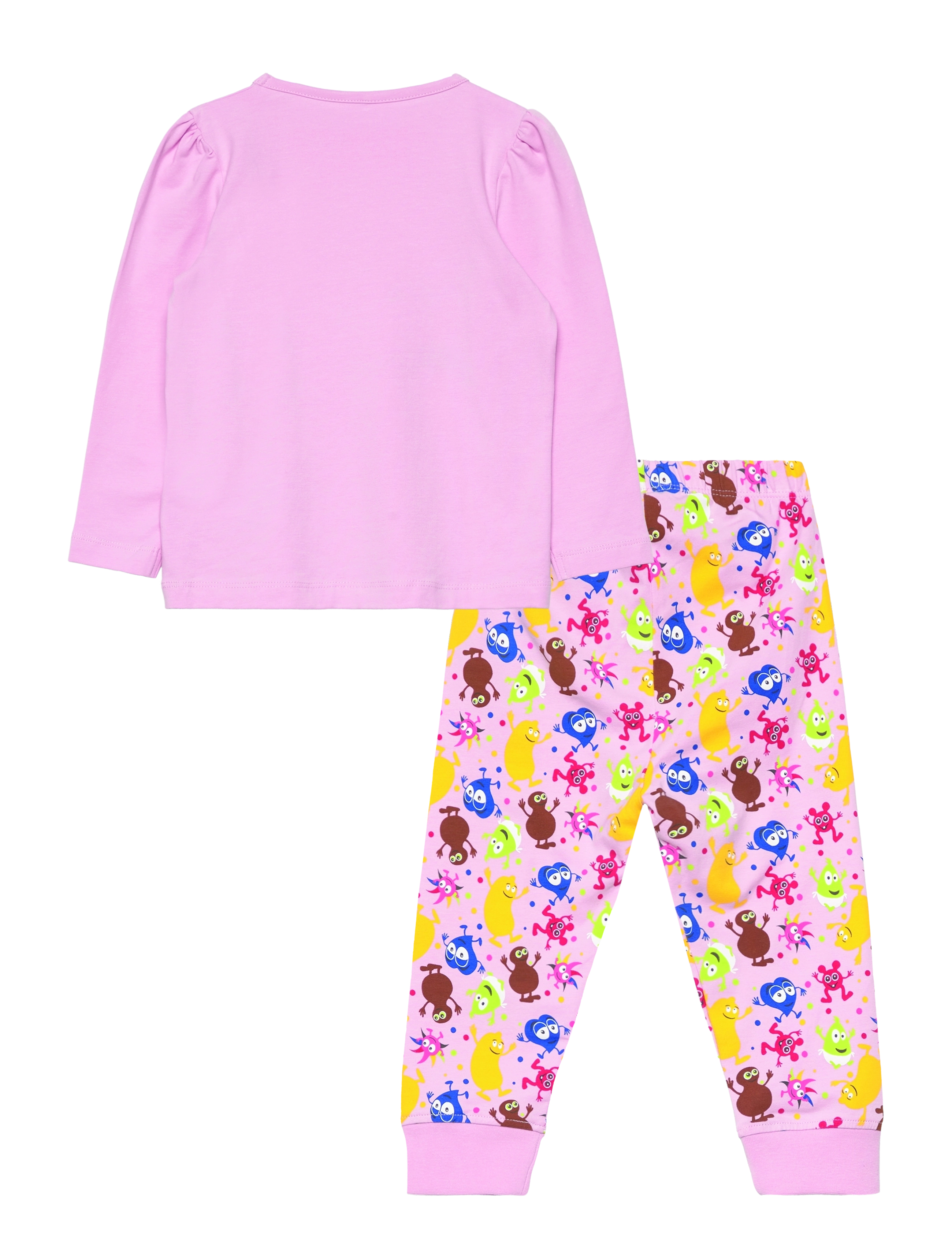 name it - NMNNASH BABBLARNA LS NIGHTSET BFU - parfait pink - 1