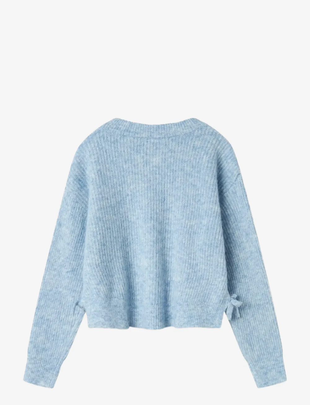 name it - NKFLINNEA LS LOOSE SHORT KNIT - pullover - dusty blue - 1
