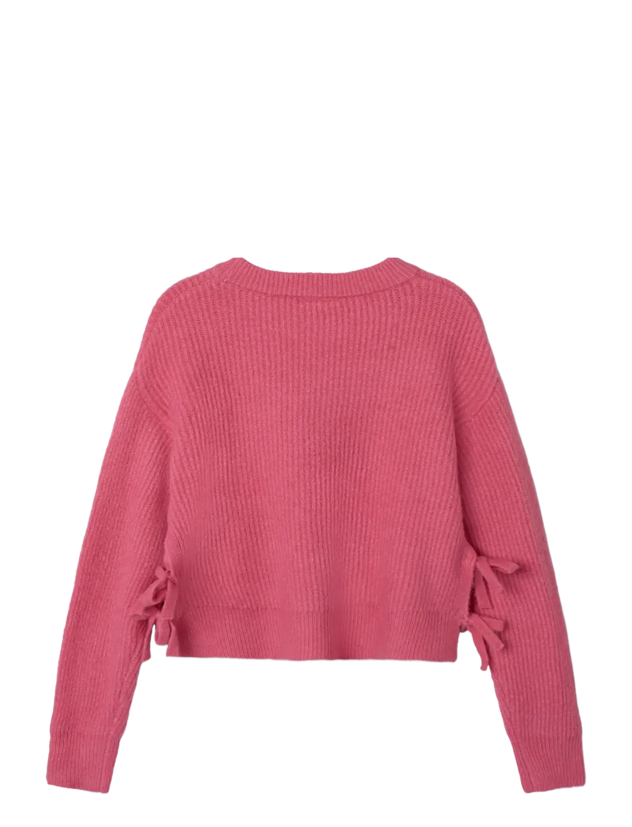 name it - NKFLINNEA LS LOOSE SHORT KNIT - swetry - rapture rose - 1