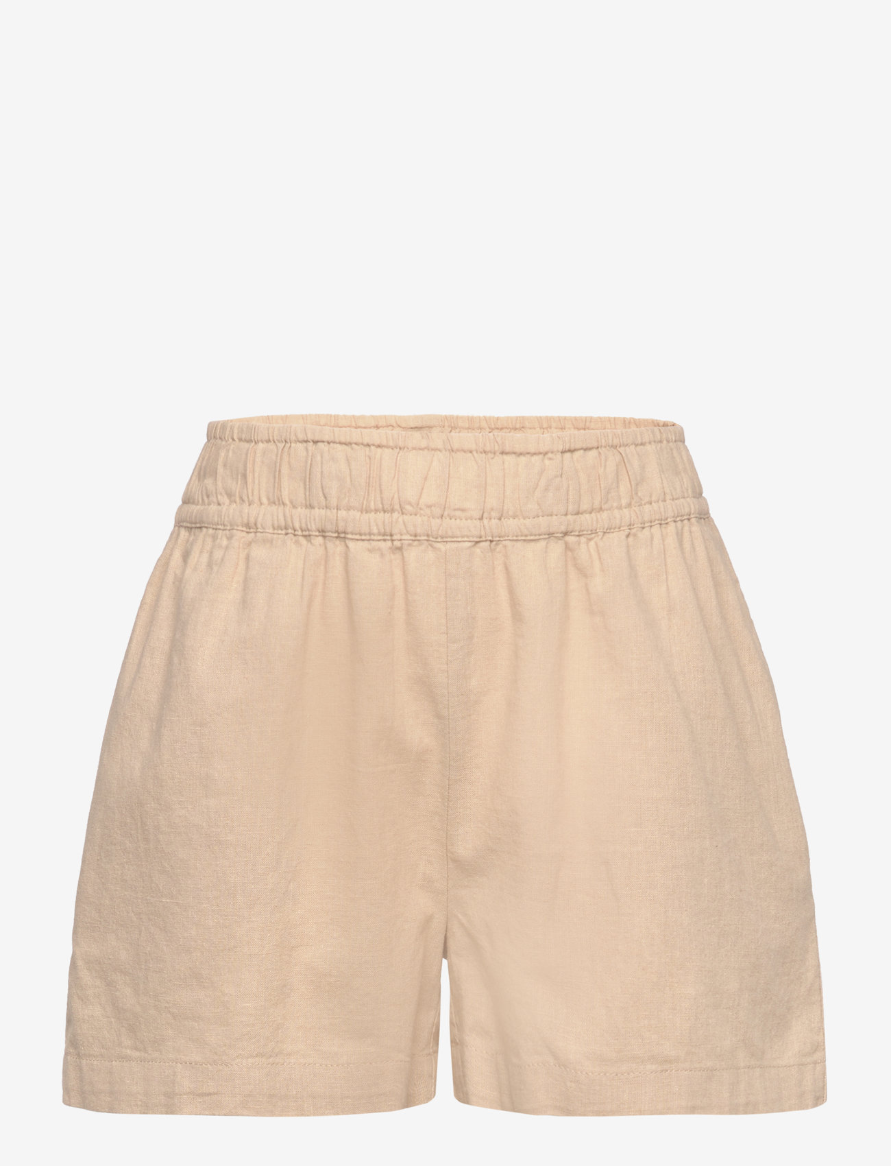 name it - NKFFALINNEN PULL UP SHORTS NOOS - gode sommertilbud - humus - 1