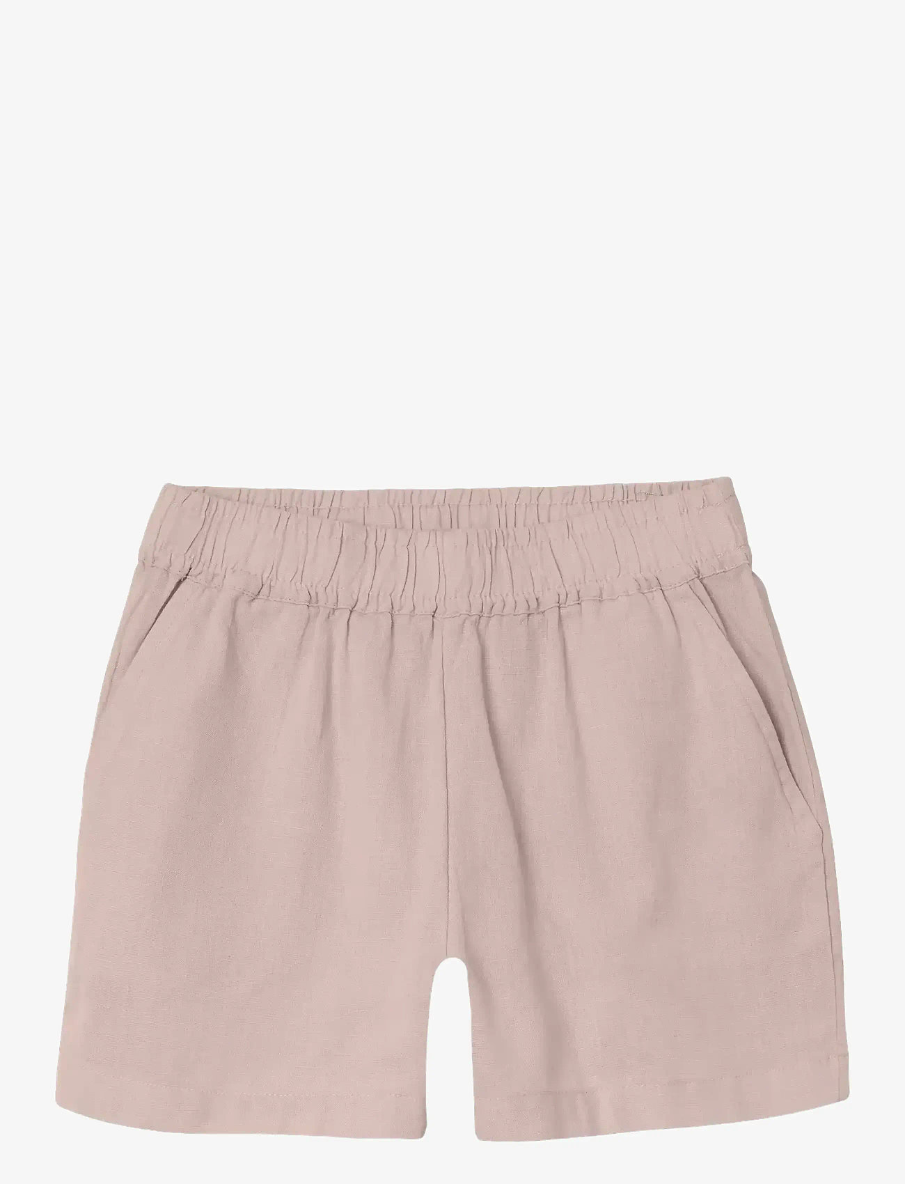 name it - NKFFALINNEN PULL UP SHORTS NOOS - lühikesed vabaajapüksid - sepia rose - 0