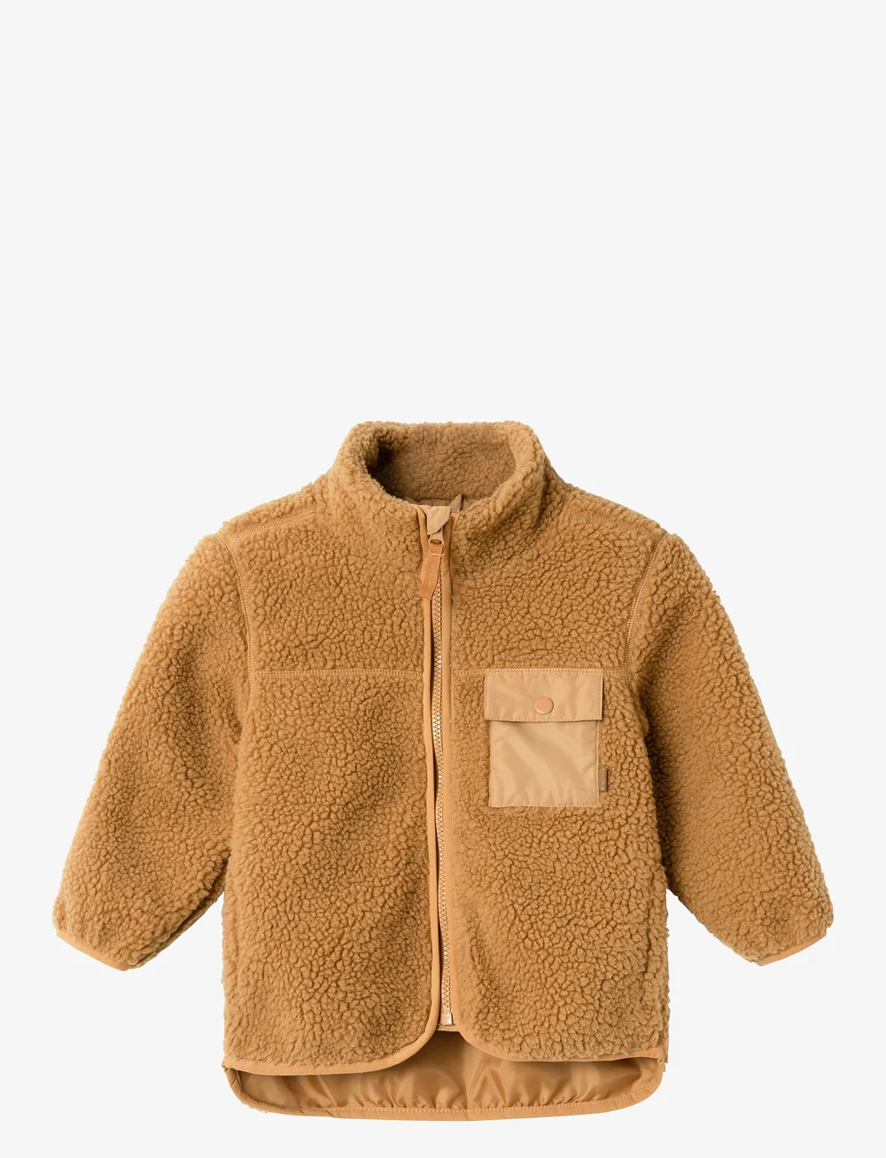 name it - NMMMALL TEDDY JACKET - brown sugar - 0