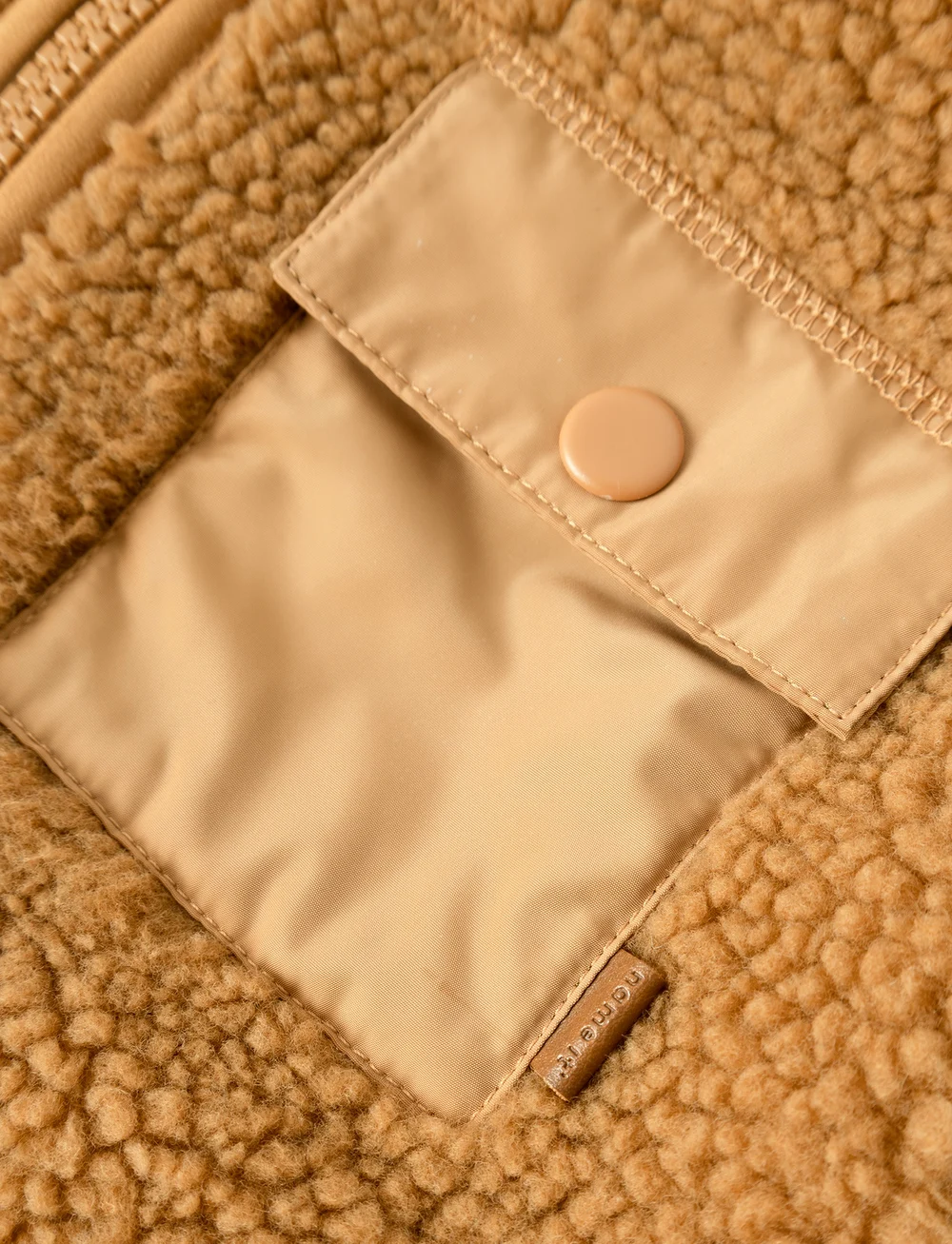 name it - NMMMALL TEDDY JACKET - brown sugar - 2