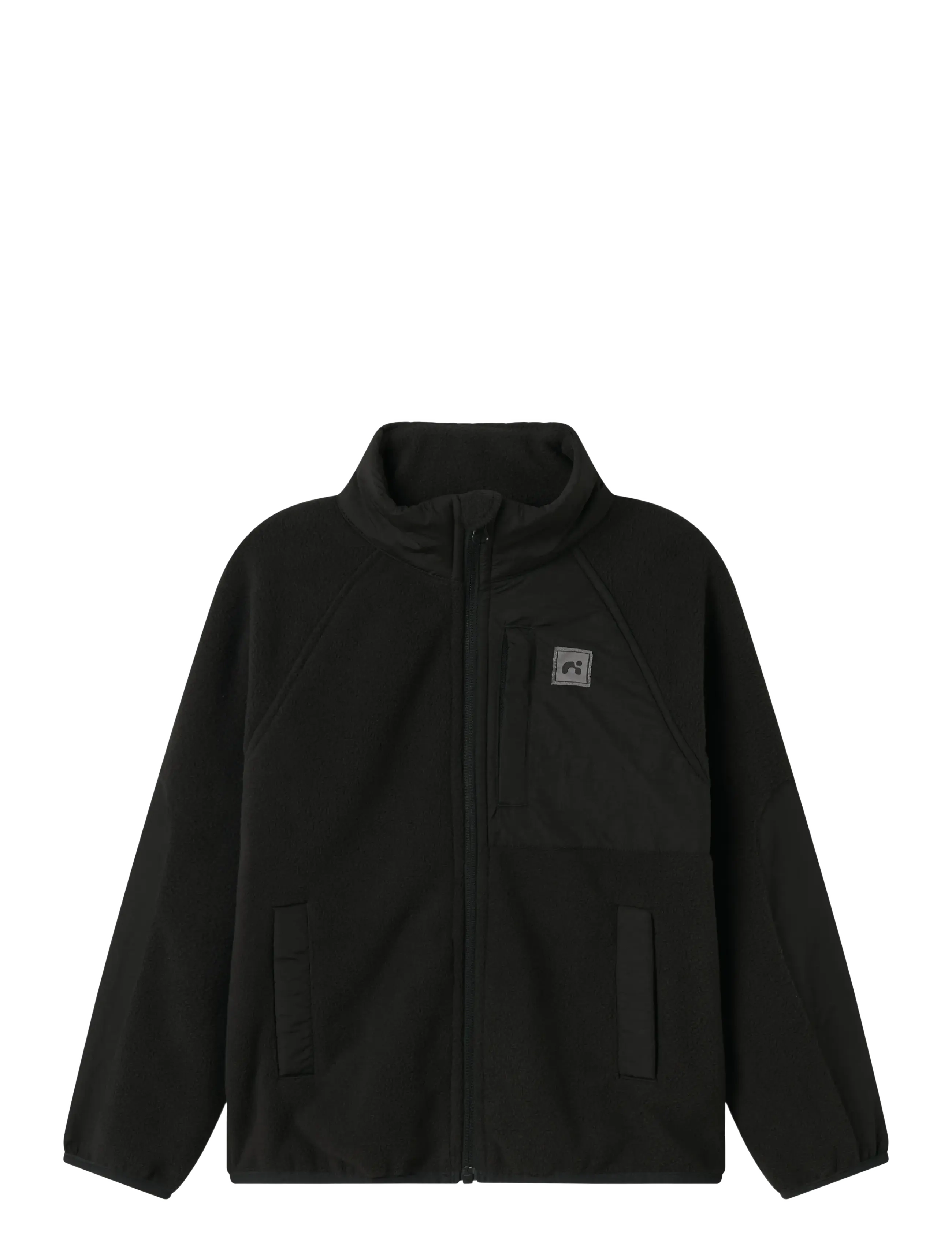 name it NKNMYLES FLEECE JACKET NOOS - Fleecejakker - BLACK / black
