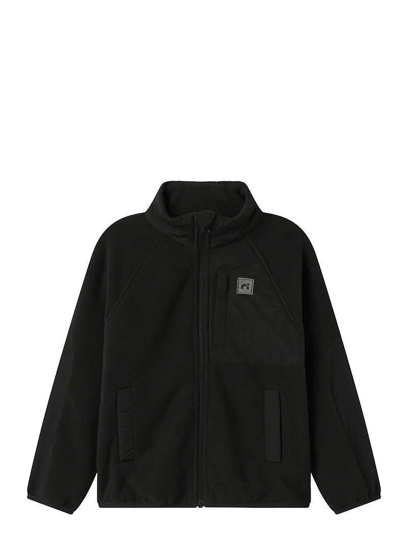 name it - NKNMYLES FLEECE JACKET - fleecejackor - black - 1