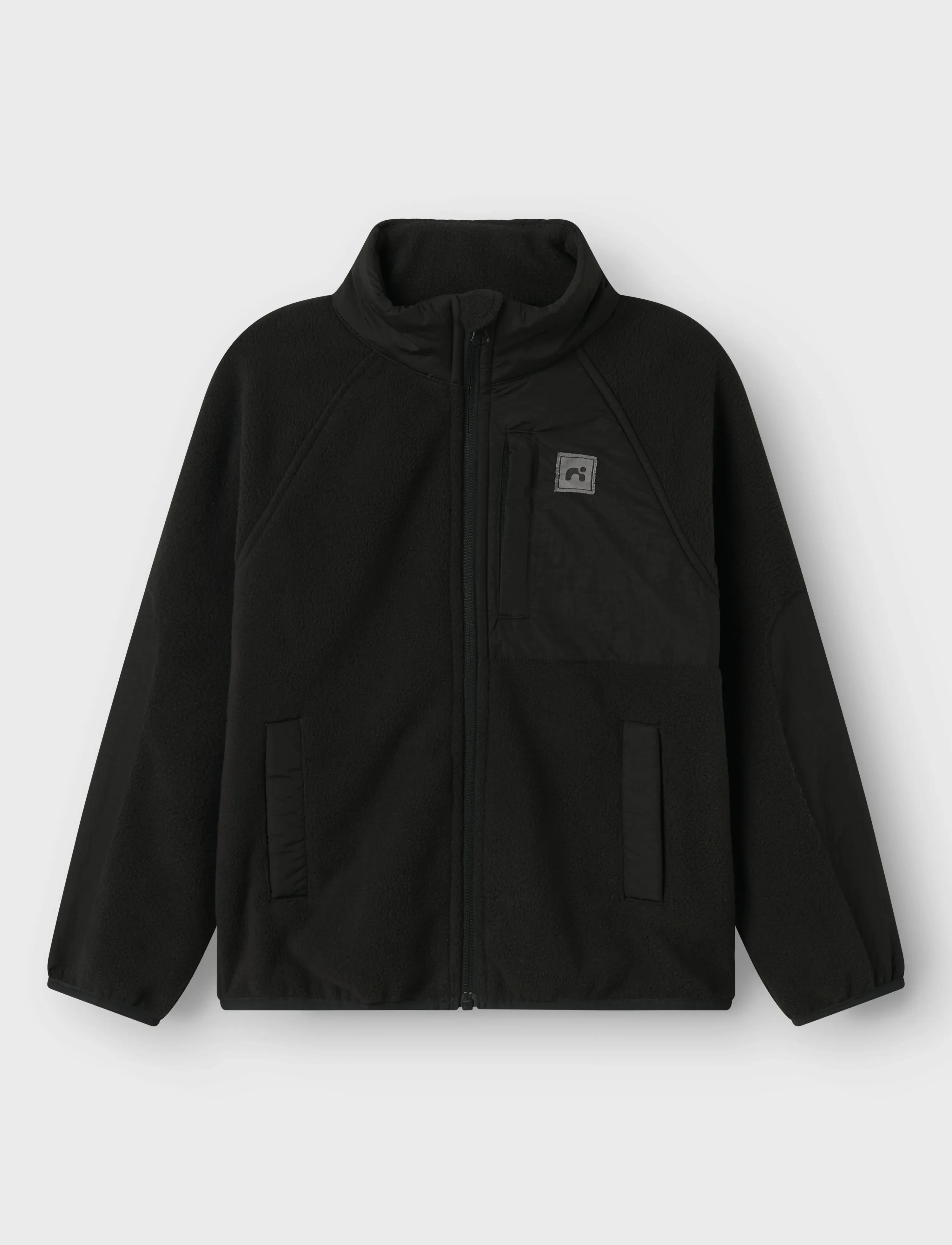 name it - NKNMYLES FLEECE JACKET NOOS - fleece jackets - black - 3