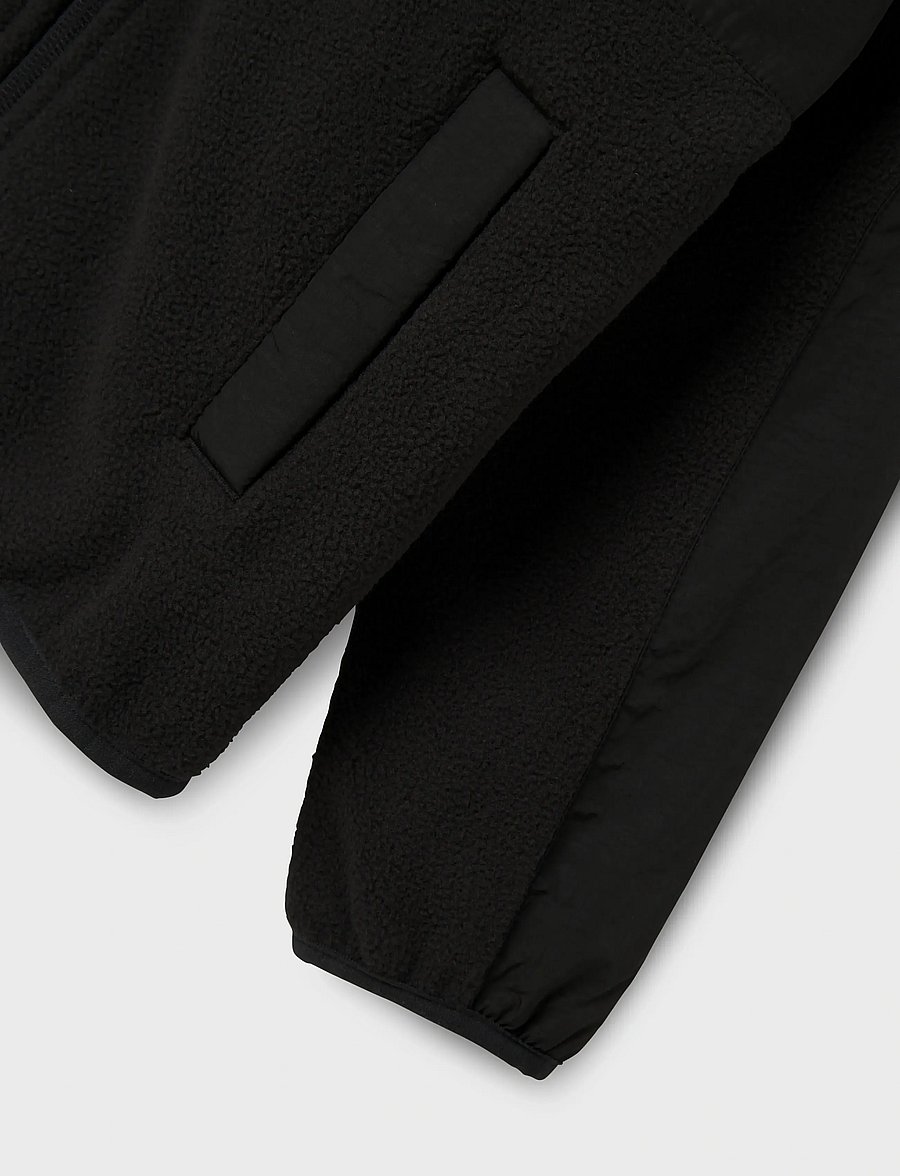 name it - NKNMYLES FLEECE JACKET NOOS - fleece jas - black - 4