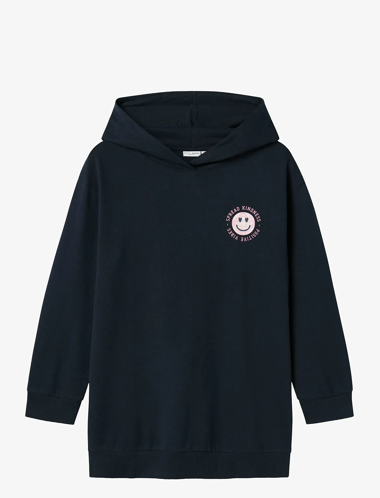 name it - NKFVALONA LS LONG BOXY SWEAT WH UNB - dark sapphire - 0