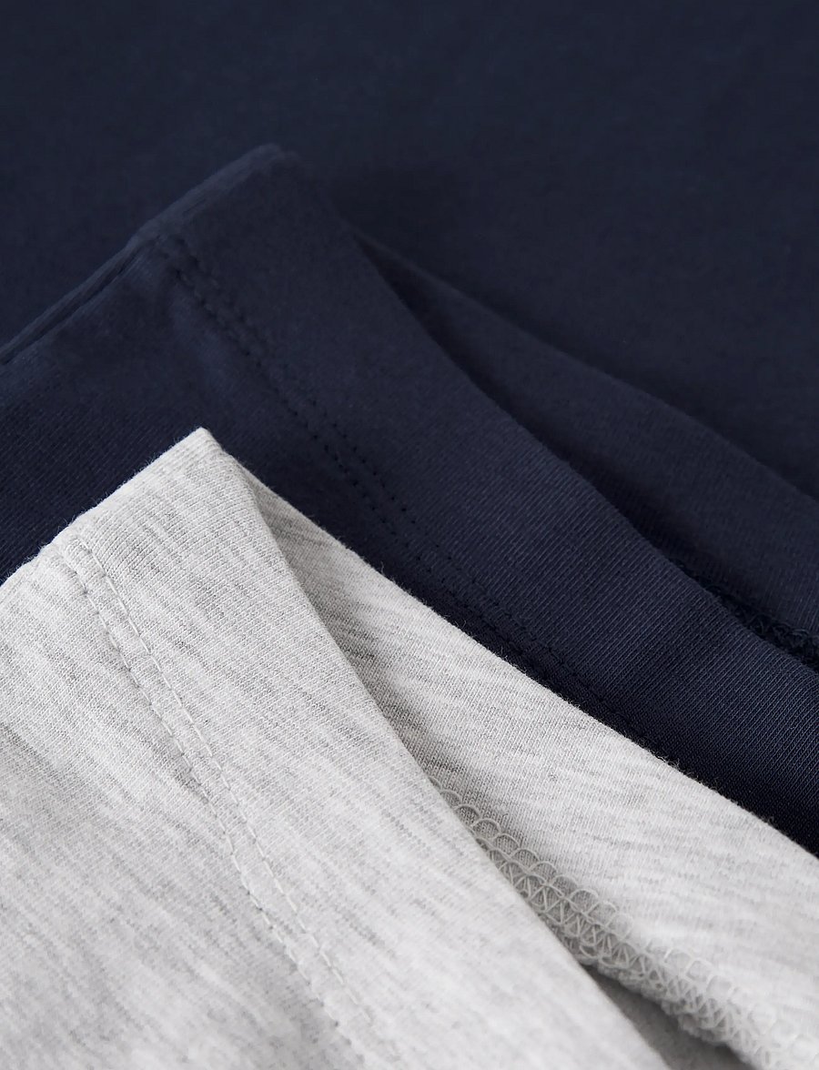 name it - NKFVIVII 2P PANT LNOOS - hosen-multipack - light grey melange - 1