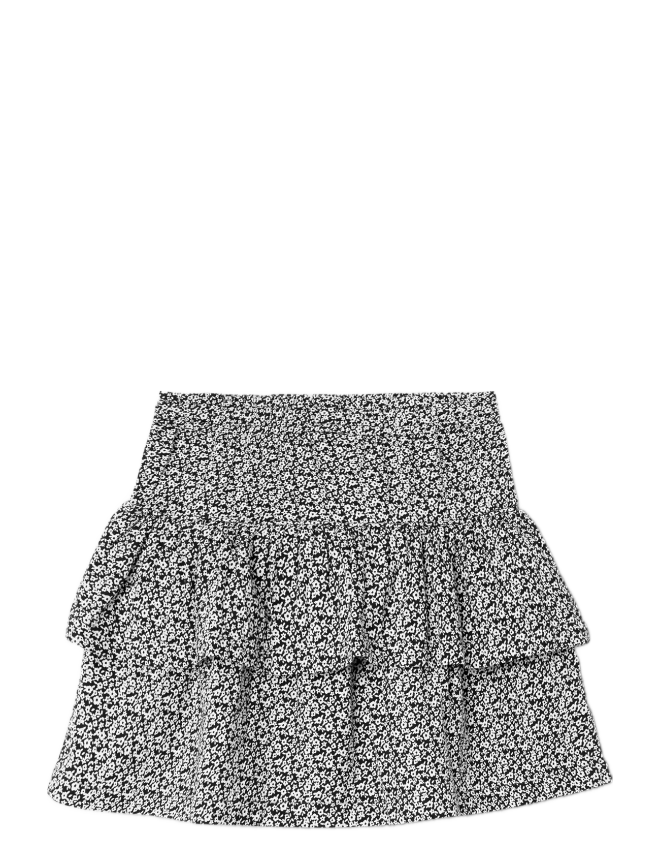 name it - NKFLIFLOWER SKIRT - black - 1