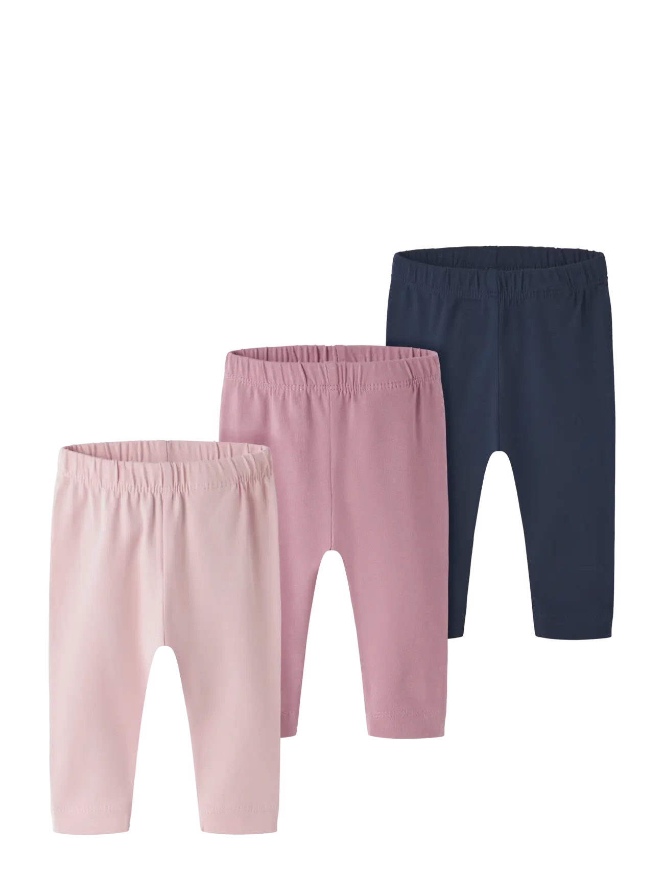 name it Nbfvuvivian 3P Legging, 80, Pink, Underdele > Leggings, Børn