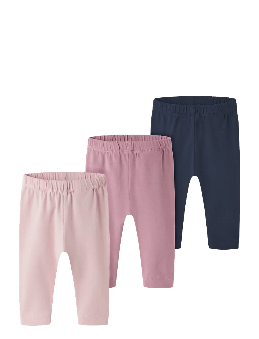 name it - NBFVUVIVIAN 3P LEGGING - multipack leggins - lilas - 0