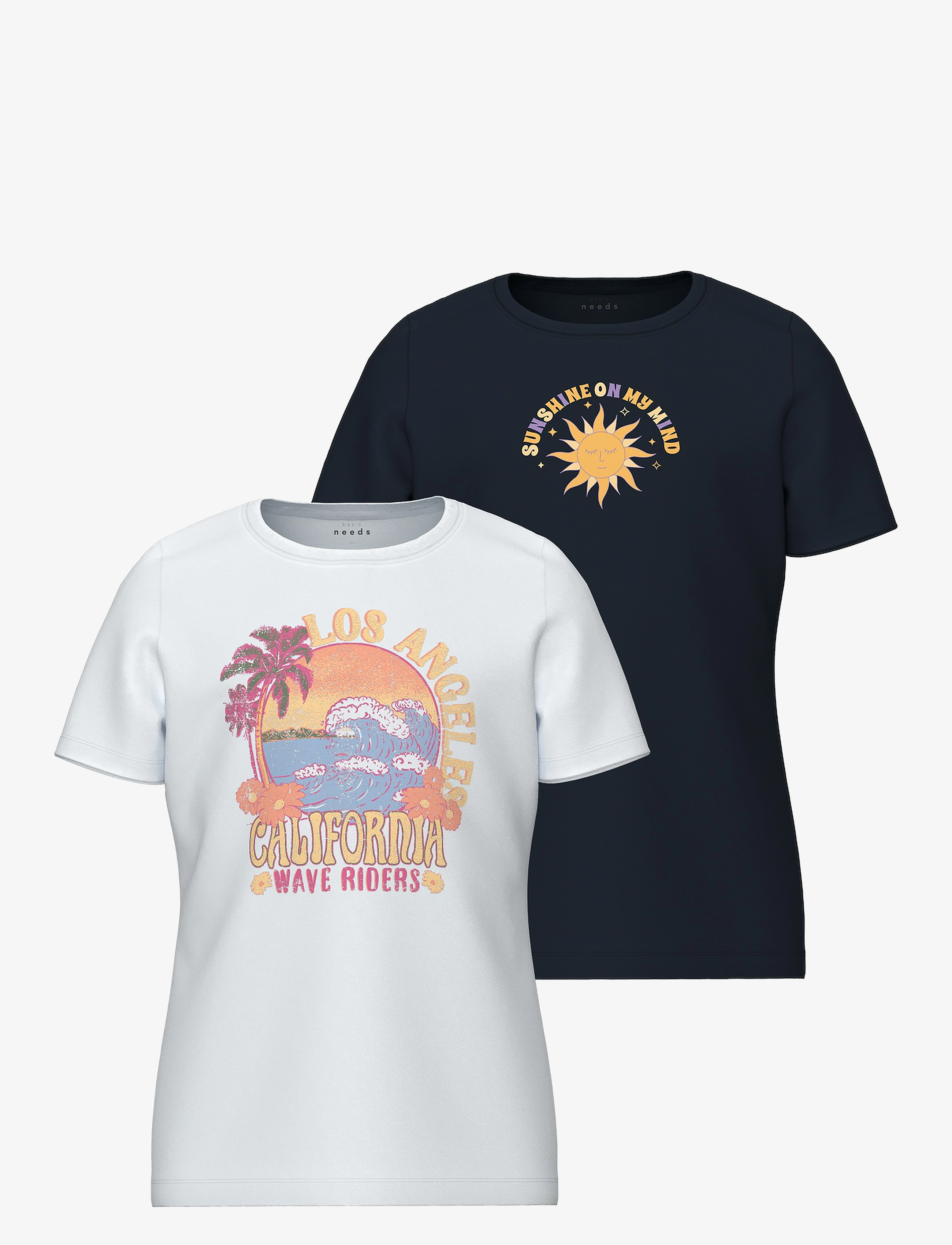 NKFVEEN 2P SS TOP - BRIGHT WHITE