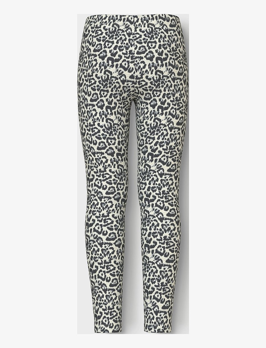 name it - NKFVIVIAN 2P AOP LEGGING - multipack legginsit - light grey melange - 1