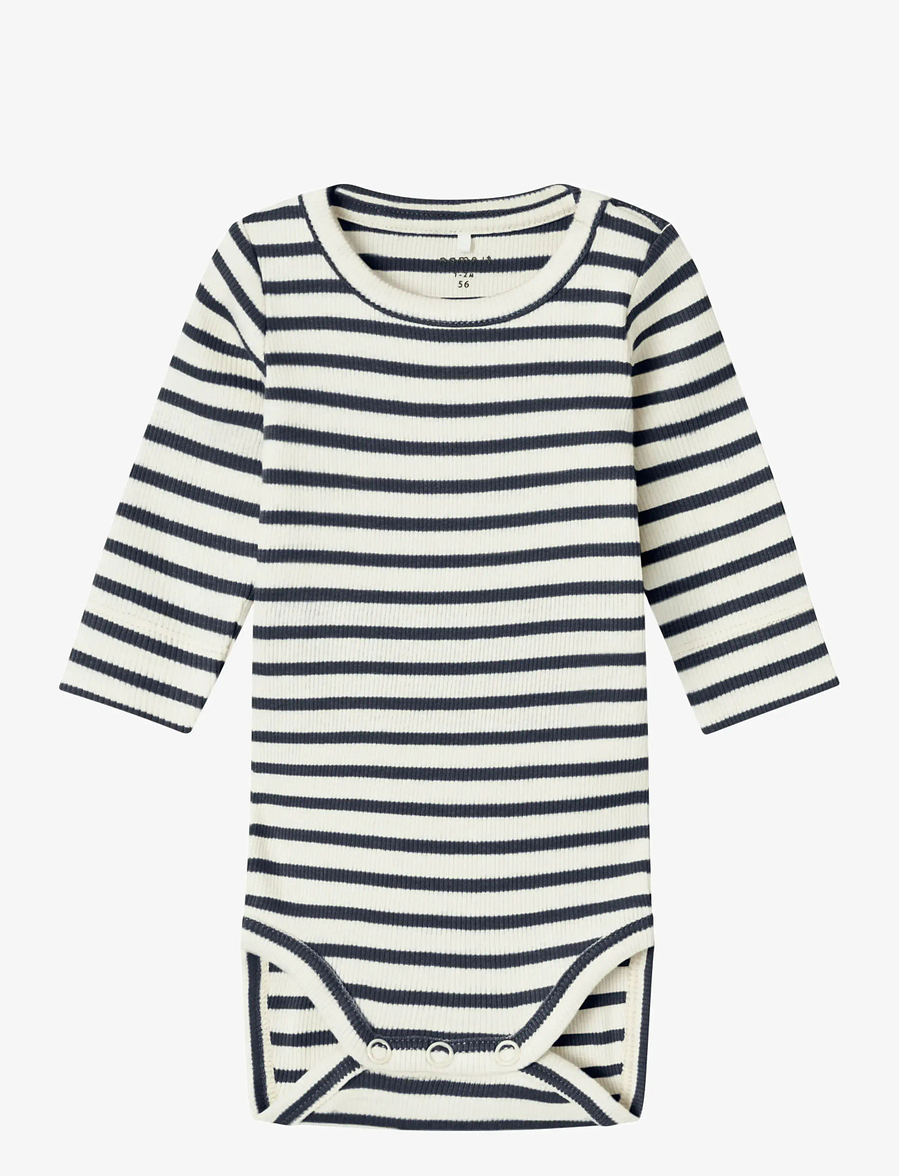 name it - NBNBANI LS BODY NOOS - langærmede bodyer - dark sapphire - 0